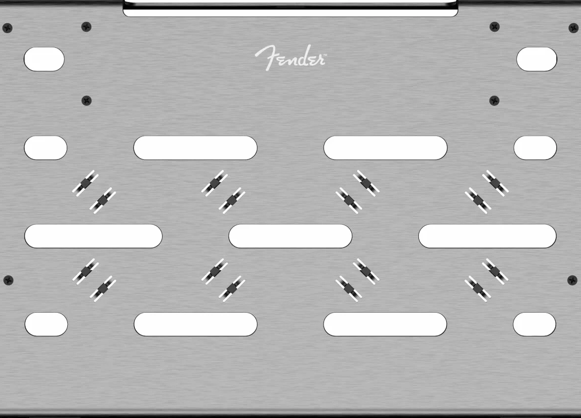 Fender® »PROFESSIONAL PEDAL BOARD - SMALL« Pedal Board/Tabla de pedales efectos con Gig Bag - Tamaño: Small