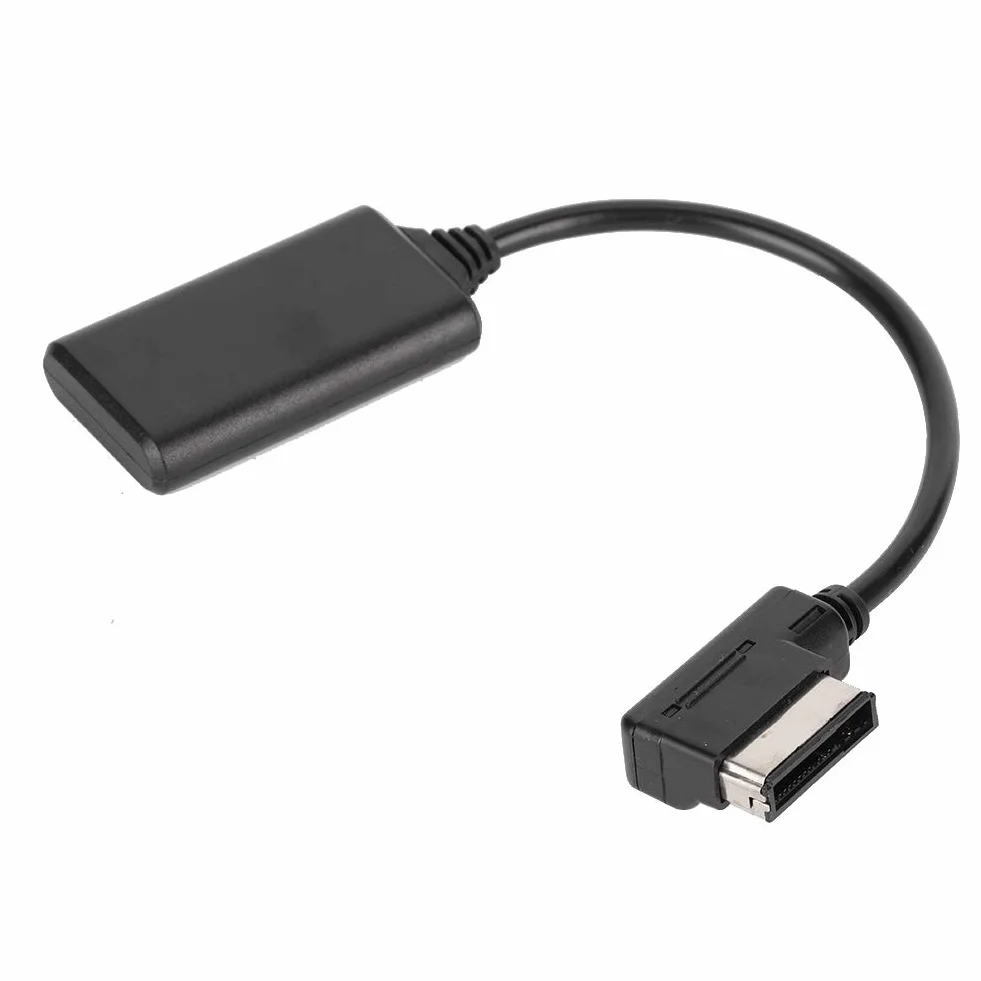 Aramox Cable de Audio, Bluetooth5.0 AUX Adaptador de Interfaz de m¨²Sica Cable de Audio Se Adapta a AMI MMI MDI, Negro