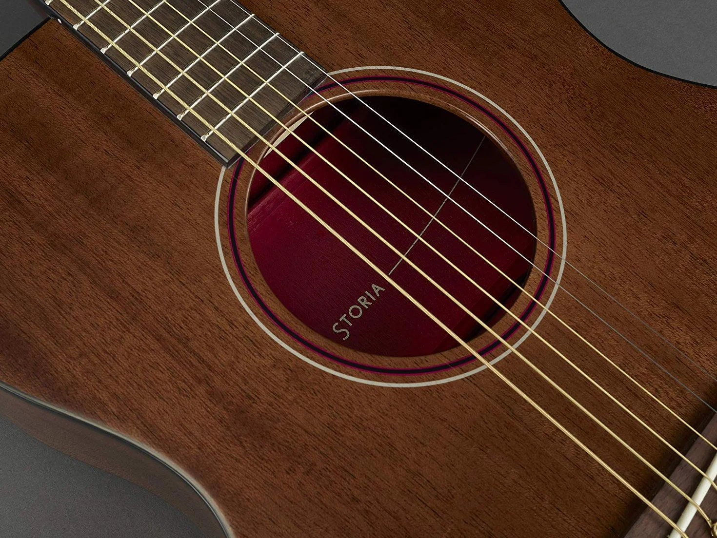 Yamaha STORIA III Guitarra Western electroacústica con un sonido envolvente para adultos, hecha de madera 4/4, color marrón chocolate