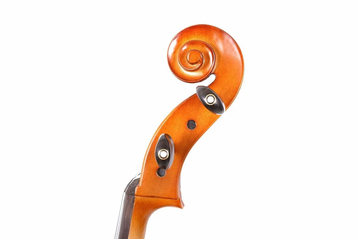 Yinfente Advance - Violonchelo 4/4 hecho a mano con madera de abeto de arce, piezas de violonchelo de madera de ébano con bolsa de violonchelo para niños y adultos