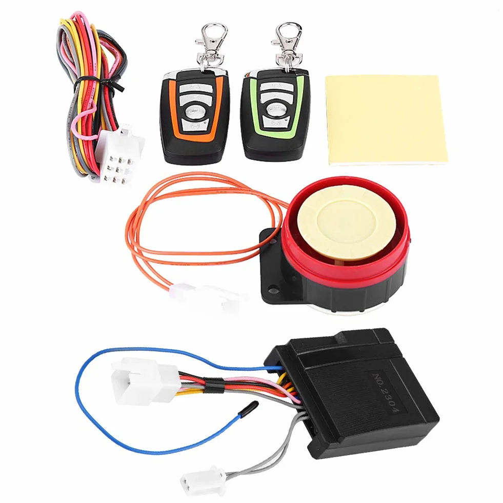 EBTOOLS para Alarma Buena para Motocicleta Sistema de Alarma para Motocicleta Sistema de Alarma de Seguridad Antirrobo para Motocicleta Control Remoto
