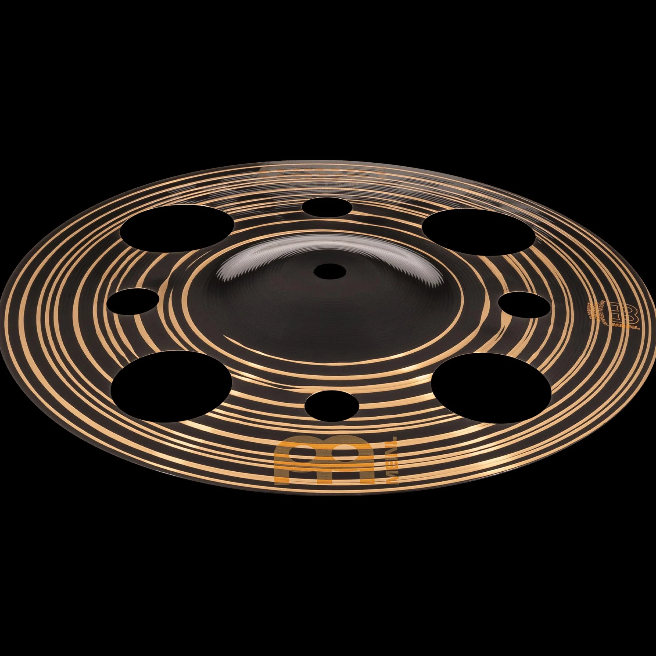 Meinl Cymbals Classics Custom Dark Plato Trash Splash de 10 pulgadas (25,40cm) Platillos de Batería - Bronce B12, Acabado Oscuro (CC10DATRS)