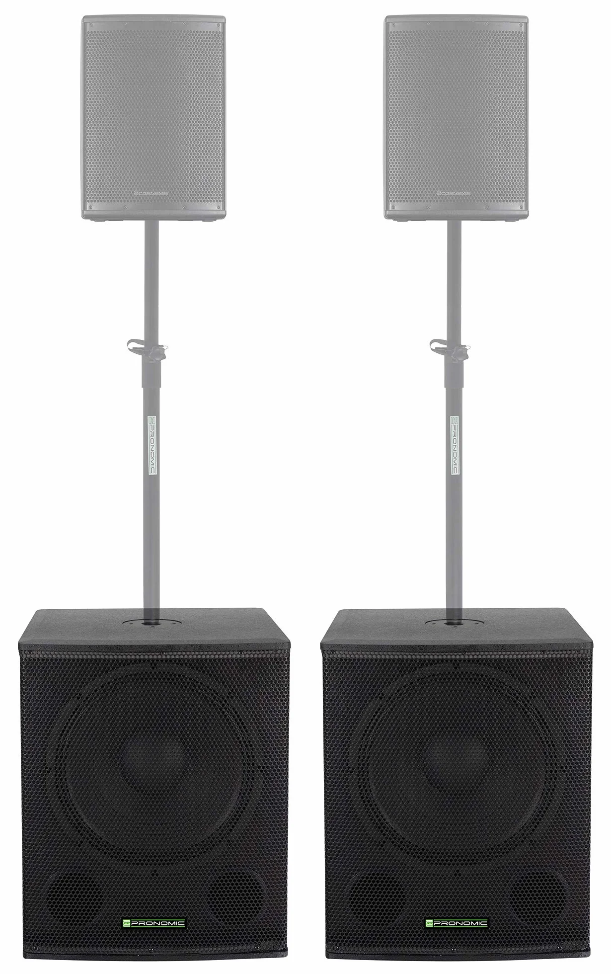 Pronomic SA-18 Sub Set de 2 subwoofers Activos