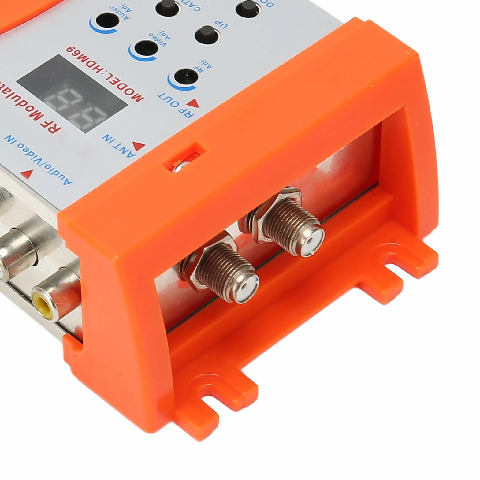 Modulador RF Digital, Convertidor de Modulador HDMI a RF Compatible con Formato PAL NTSC, para Receptores de Satélite, Cámaras de Vídeo, Consolas de Videojuegos, VCR (Enchufe