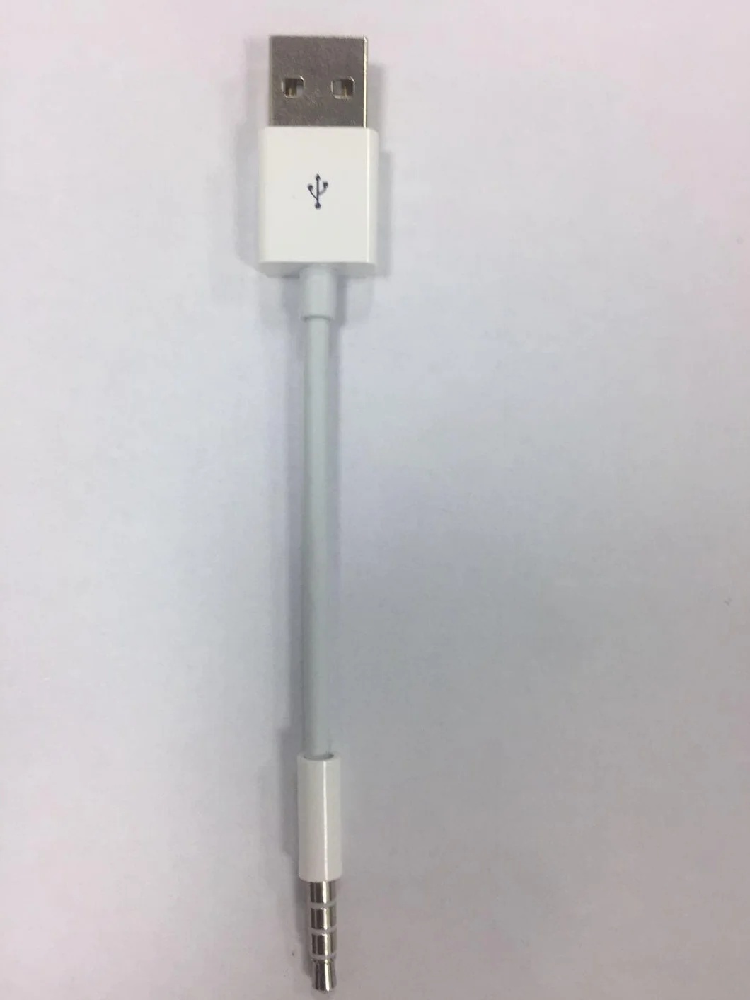 Cable de carga para iPod Shuffle Cable USB de sincronización de datos 3,5 mm macho AUX macho a USB Cable adaptador para iPod Shuffle 3nd 4 5th 6th