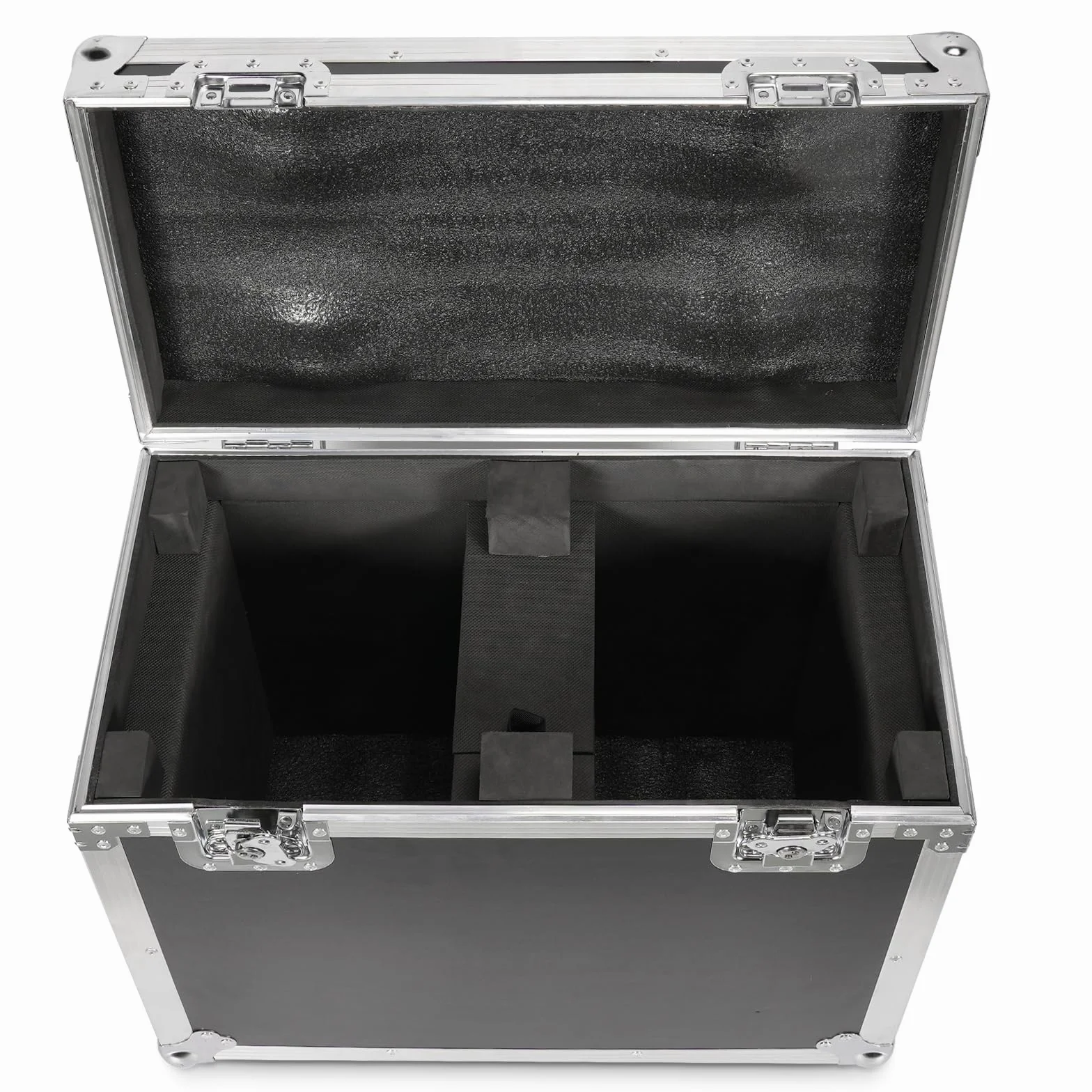 61 * 33.5 * 61cm Flight case puede cargar 2 piezas de cabeza móvil LED luces de escenario, fácil de almacenar y transportar y proteger las luces de fiesta