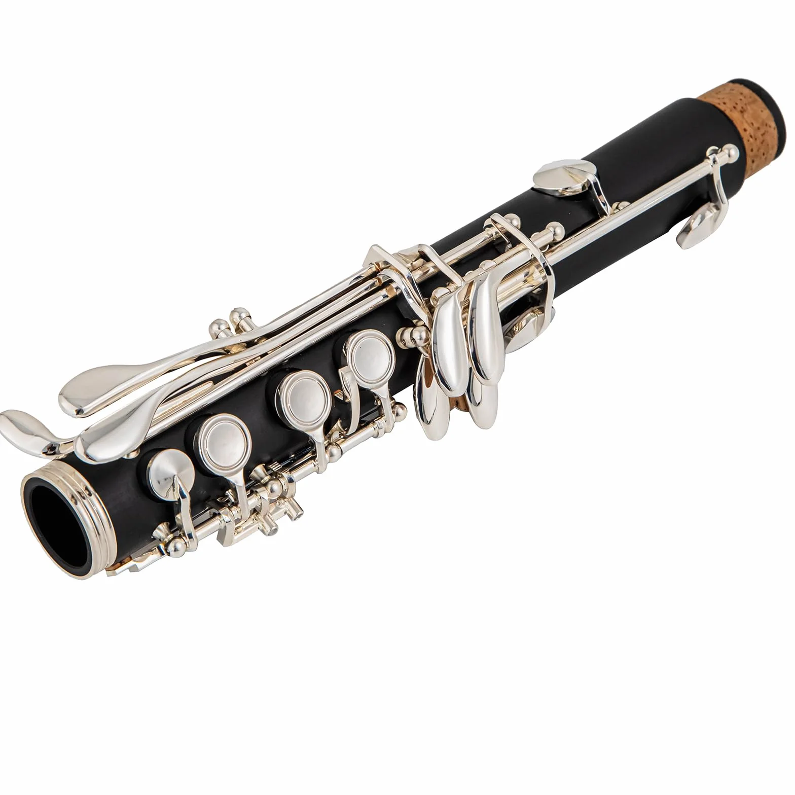 Mecanismo de meseta DC-S7 - Agujeros cubiertos 17 llaves chapadas en plata clarinetes para jugar al aire libre en invierno, para jugadores con manos muy pequeñas, clarinete de agujero cerrado