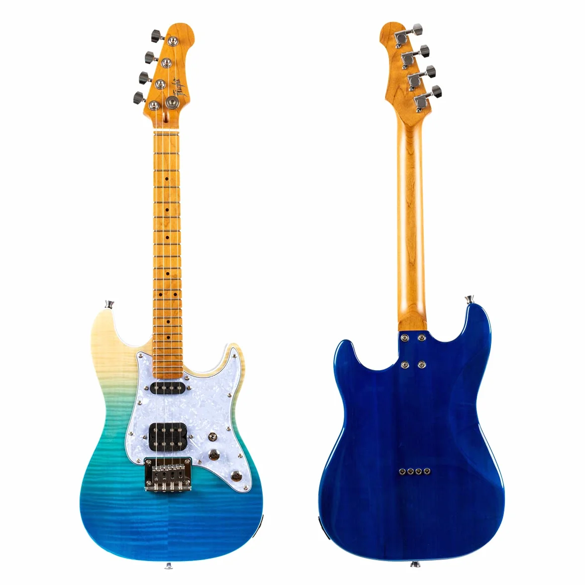 Pathfinder Tenor - Ukelele eléctrico, Color Azul