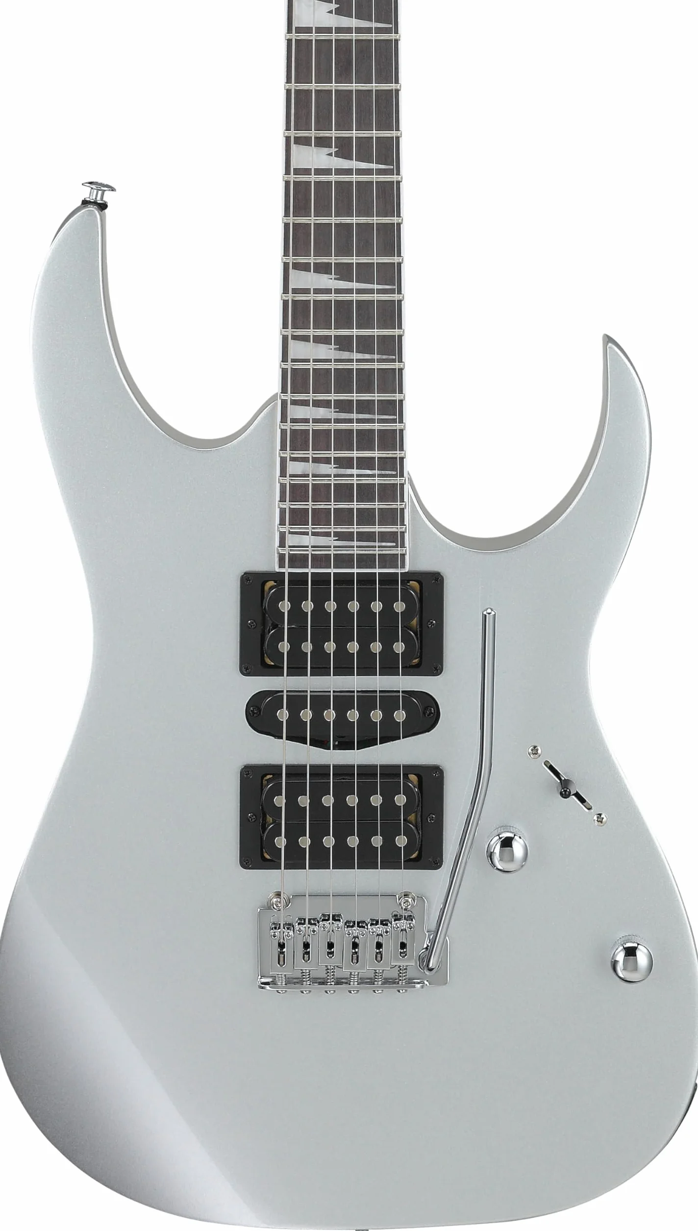 Ibanez GRG - 170DX - SV - Guitarra eléctrica de 6 cuerdas, diestros, color plateado, sin funda