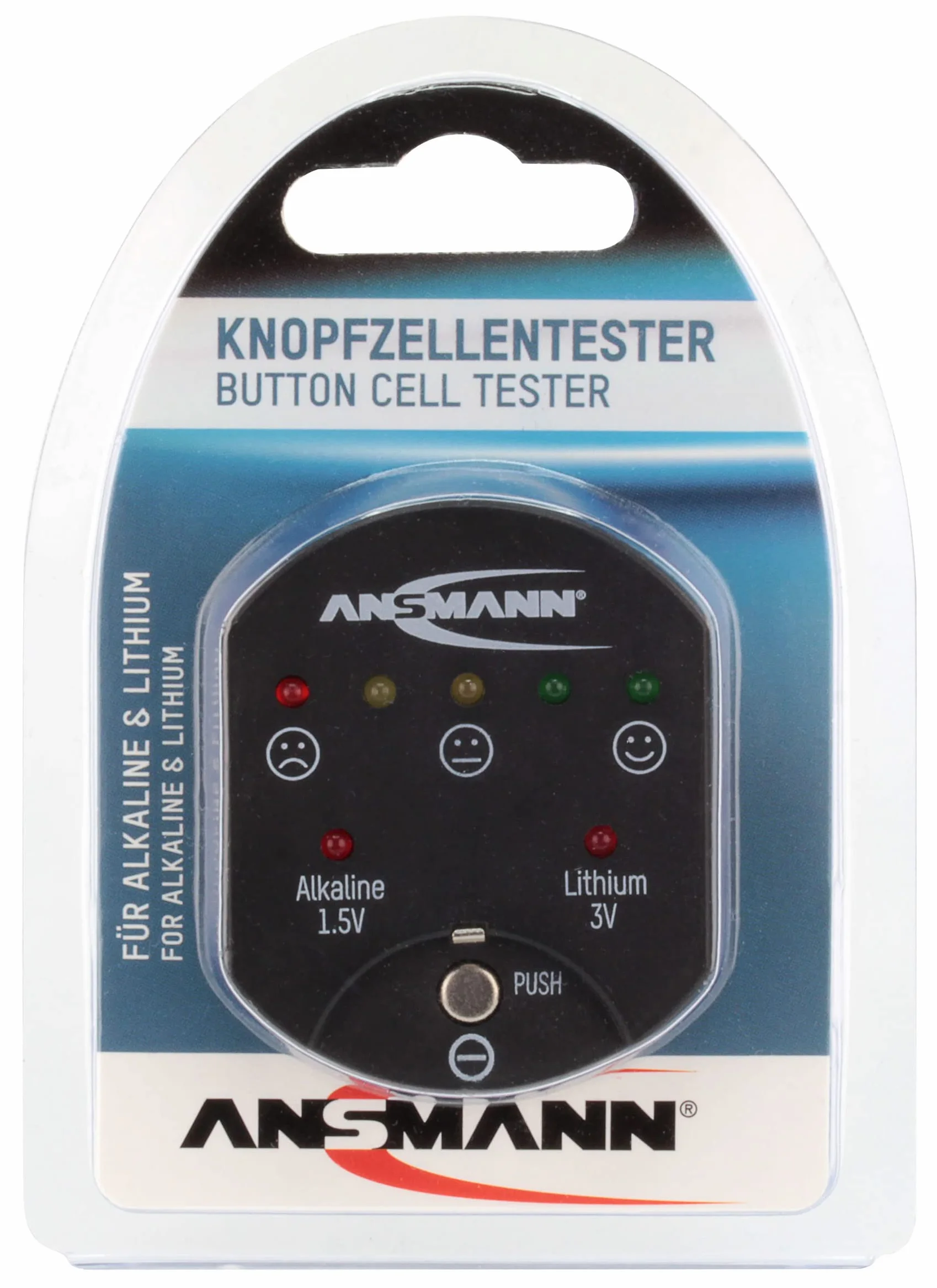 Ansmann 1900-0035 Negro - Medidor de energía y batería (CR1620, 55 mm, 45 mm, 13,5 mm, 17 g)