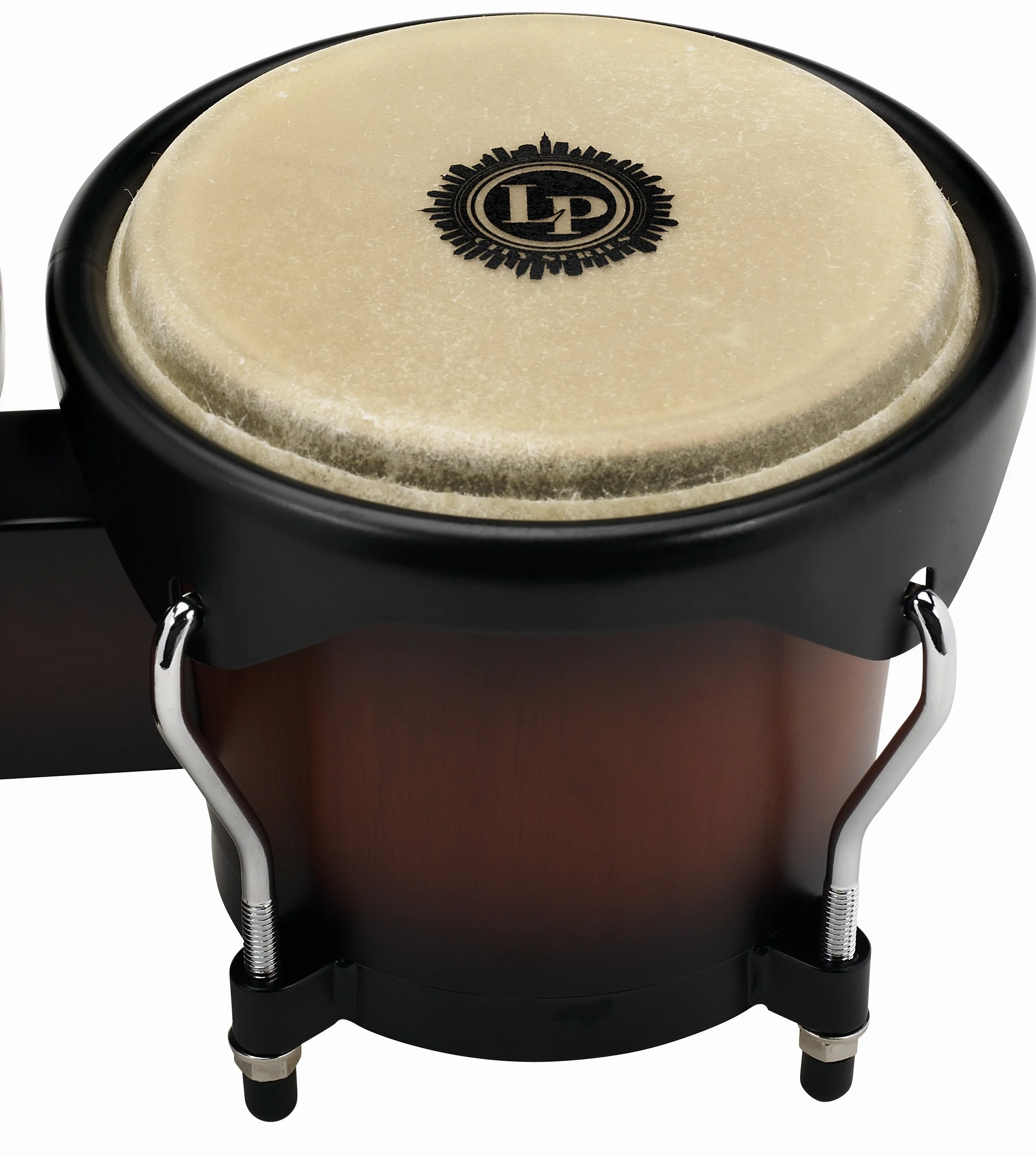LP Latin Percussion - City Series Bongo - 6" y 7"- roble siamés - herrajes negros - vintage sunburst mate LP601NY-VSB