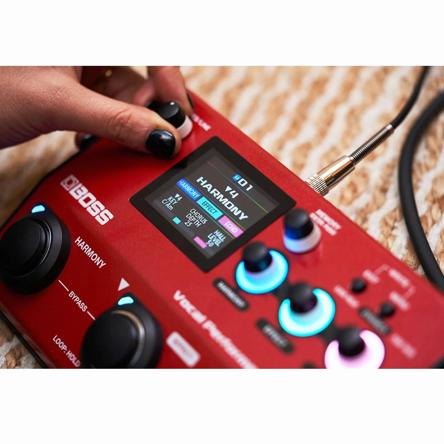 Boss VE-22 - Dispositivo multiefecto para vocal performer + bolsa CBVE22 + paño keepdrum