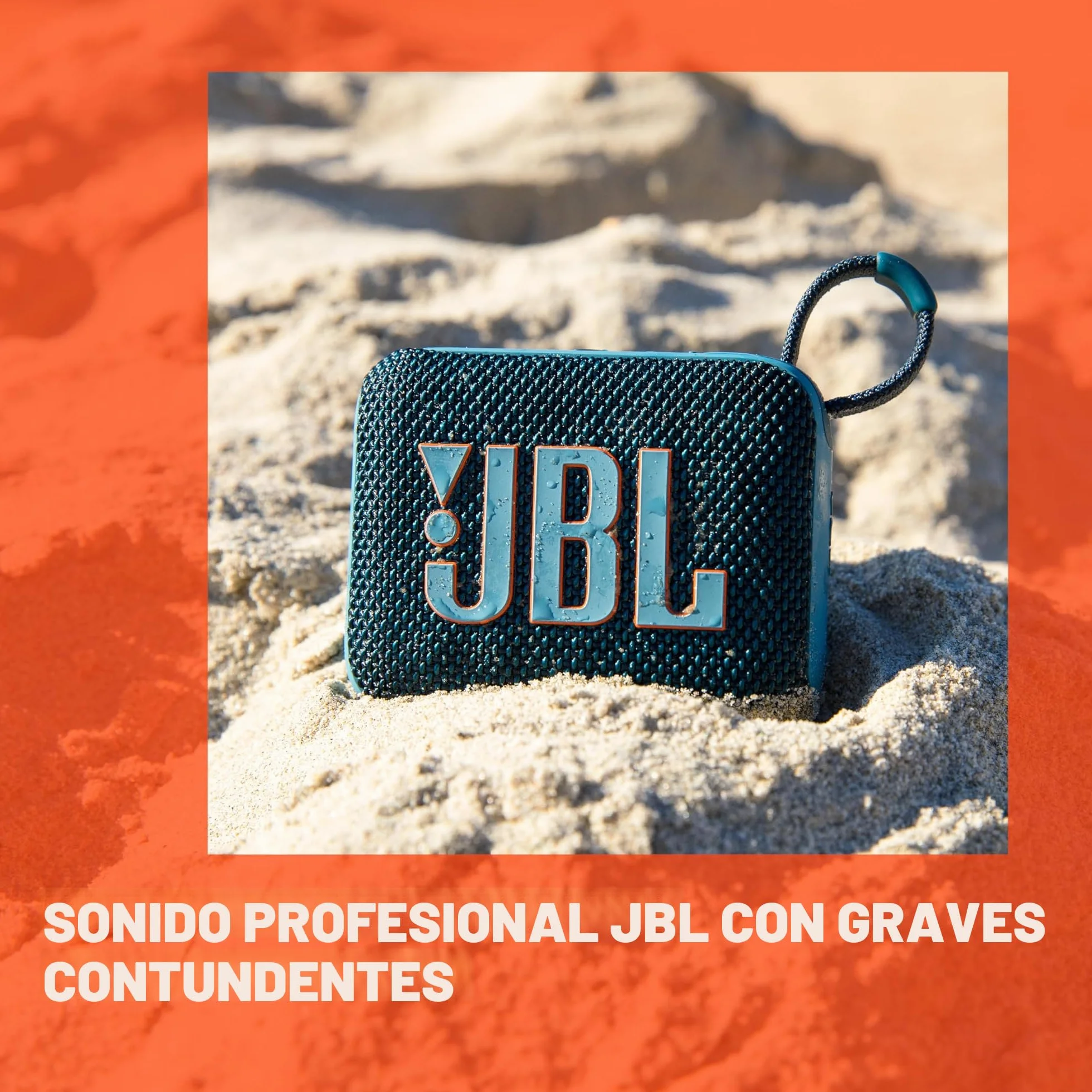 JBL GO 4 Altavoz inalámbrico portátil Bluetooth IP67 Negro