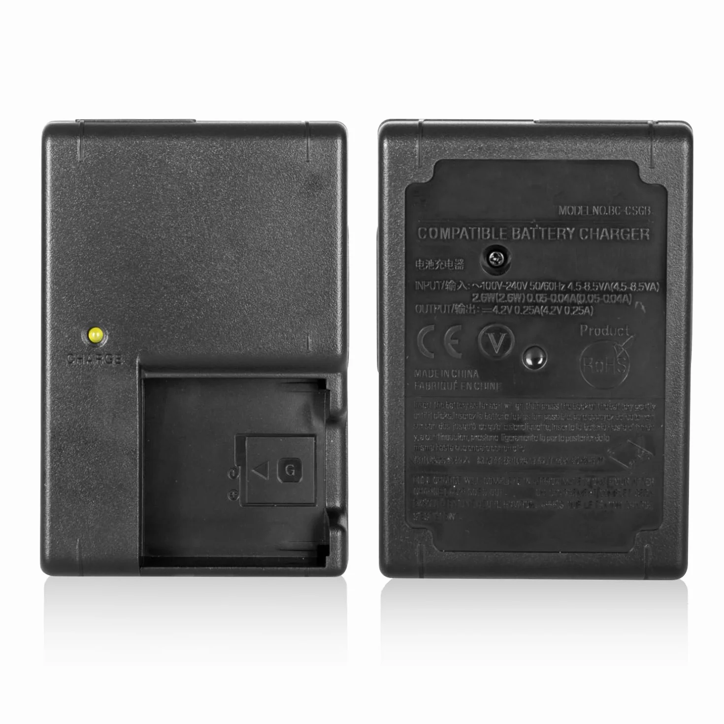 NP-BG1 Cargador Compatible con Sony NP-BG1, NP-FG1, NPBG1, NPFG1, BC-CSG, BC-CSGD, BC-CSGE, HDR-GW55, HDR-GW77 Cámara Digital