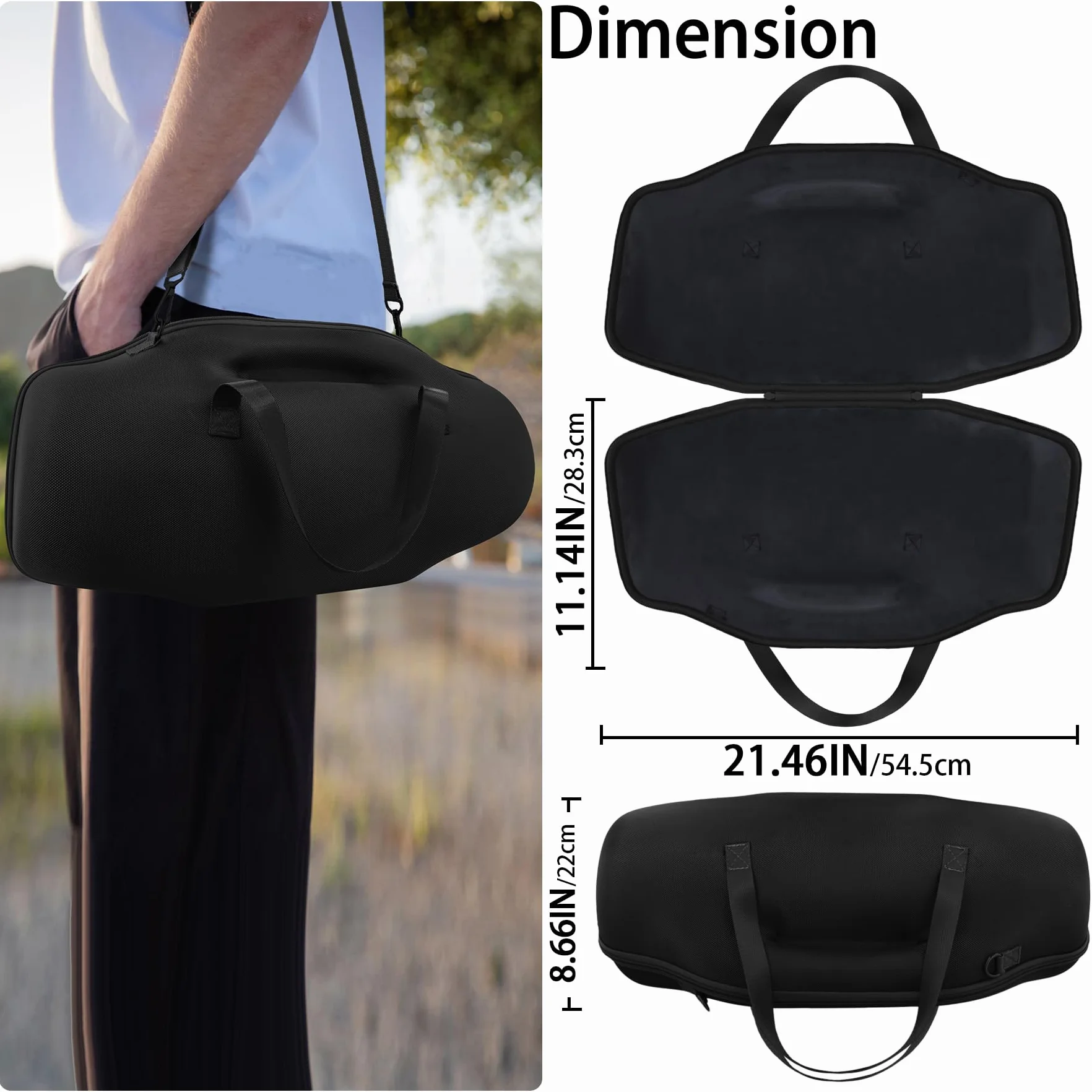 co2CREA Duro Viajar Caja Estuche Funda para JBL Boombox 4 Portable Bluetooth Speaker, Solo Caso