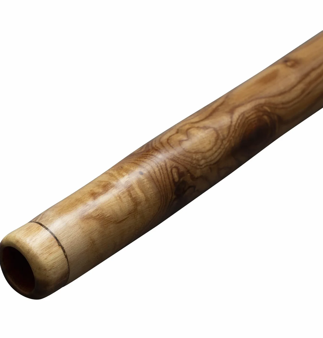 DIDGERIDOO: Caoba serie PRO 147cm incluyendo bolsa I-cat y protector de boquilla, DVD, cera de abeja