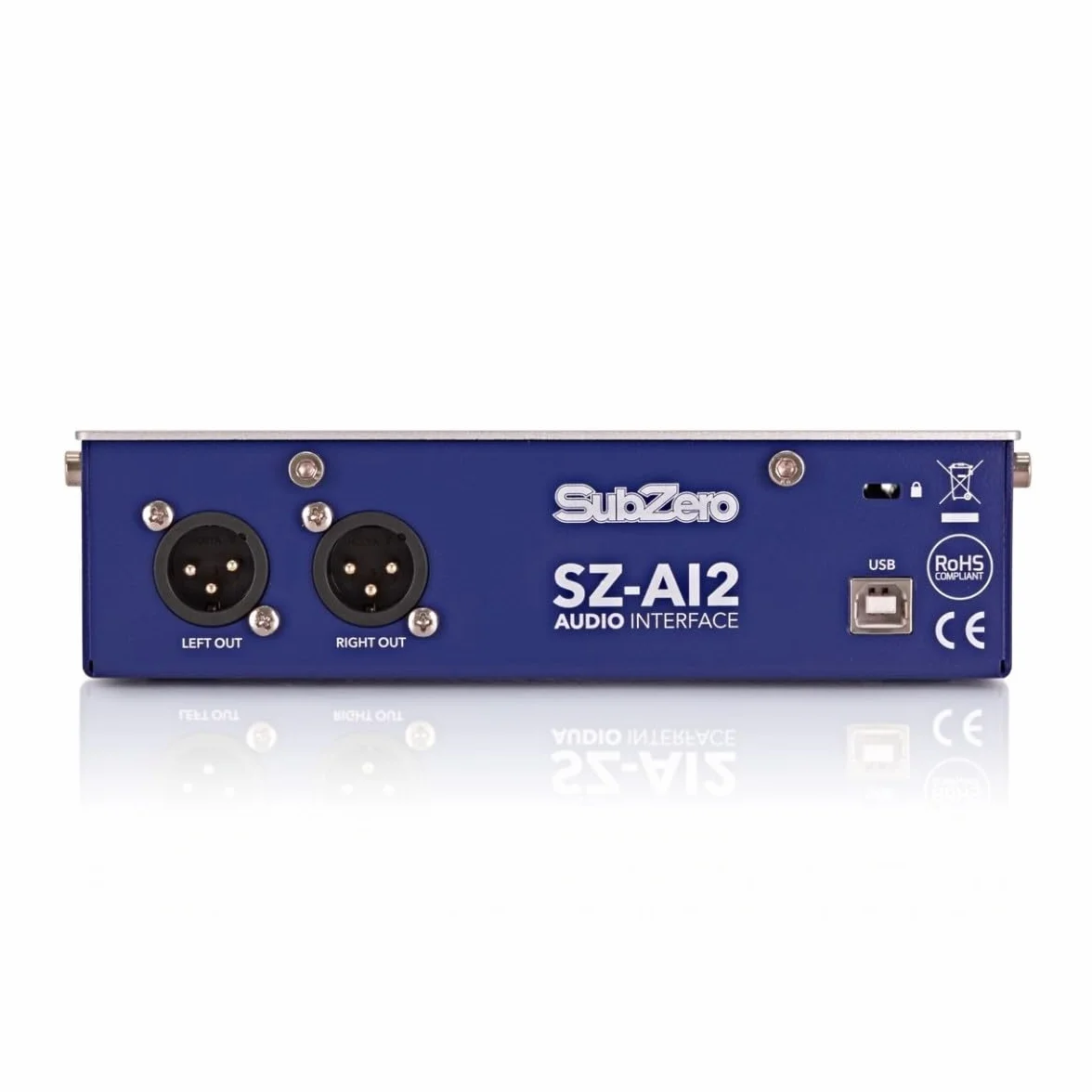 Interfaz de audio USB SubZero AI2-2 entradas XLR/TRS 24 bits / 96 kHz