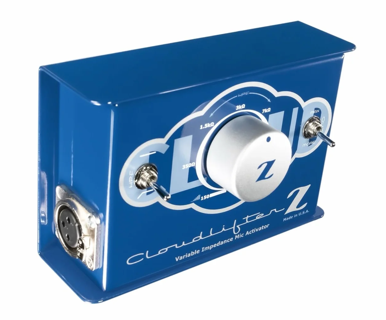 Cloud Microphones - Cloudlifter CL-Z - Activador de Micrófono Vari-Z - Preamplificador de Micrófono Ultra-Limpio con Control de Impedancia Variable - Fabricado en EE. UU.