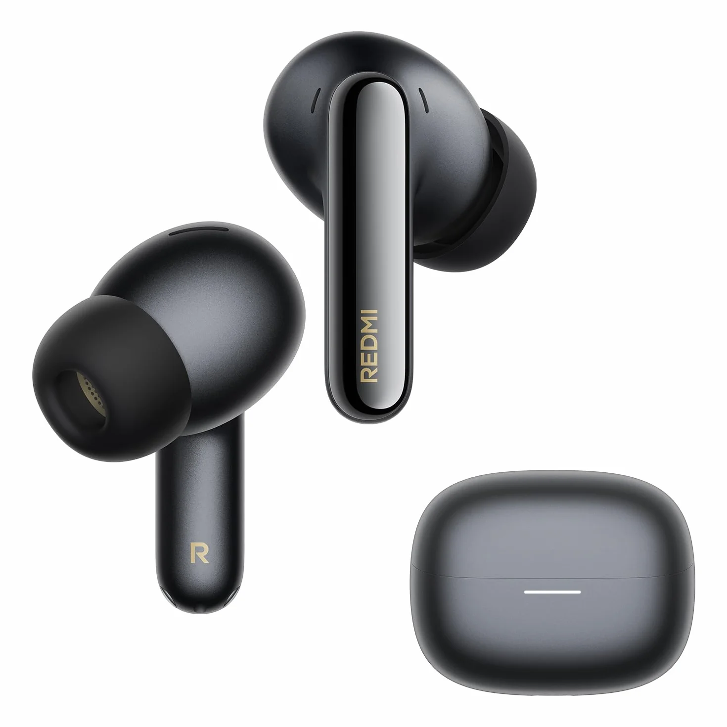 XIAOMI Redmi Buds 8 Pro, True Wireless Bluetooth, Cancelación Activa de Ruido 55 dB, Triple Driver, Sonido Hi-Res Hi-Fi, Dolby Audio, 33h Autonomía, Bluetooth 5.4, IP54, Negro