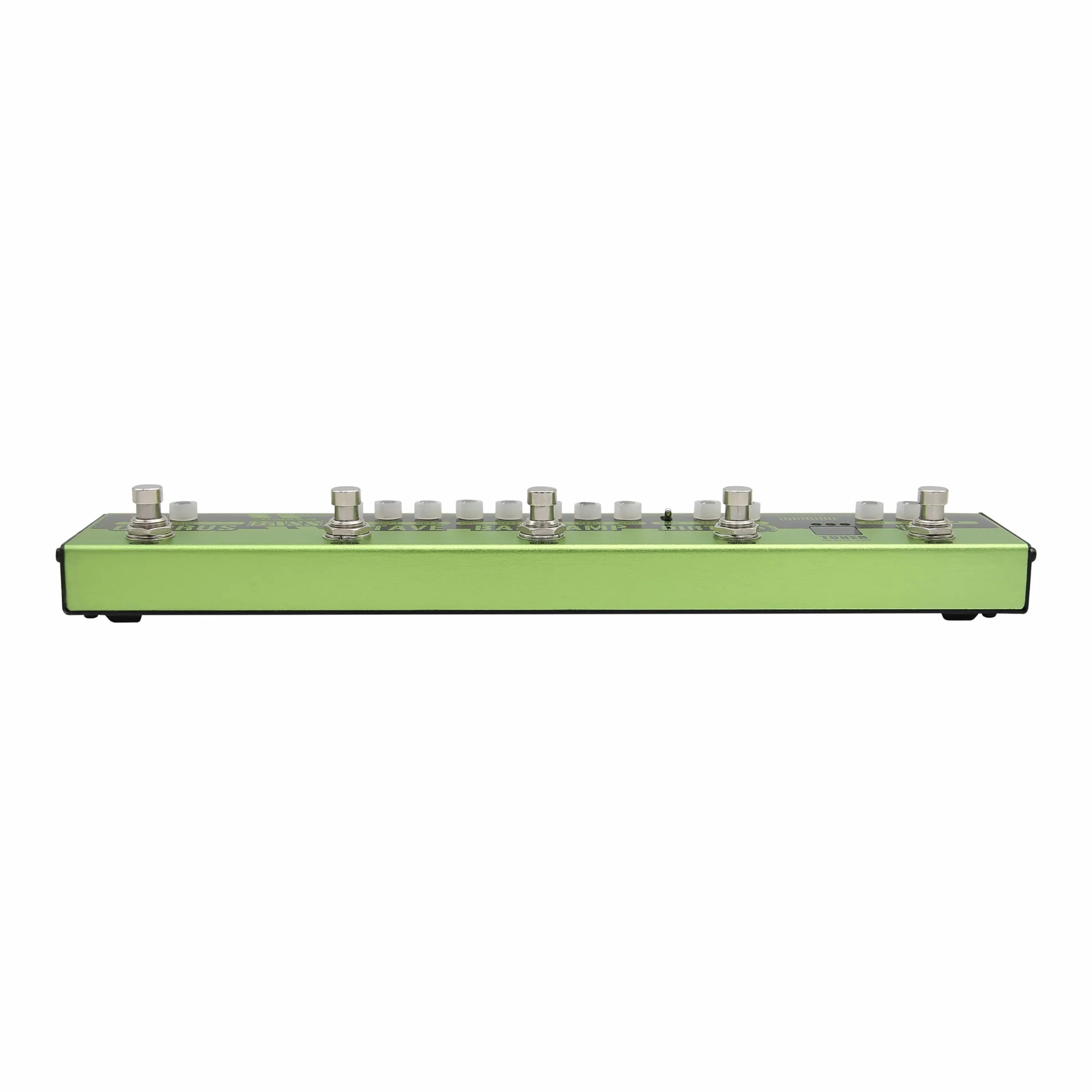 Valeton Dapper Bass, pedal multiefectos 6 en 1 para bajo eléctrico (pedal de bajo, octaver, chorus, Dirty Q, preamplificador de bajo con salida DI, bucle de efectos, afinador, compresor), negro