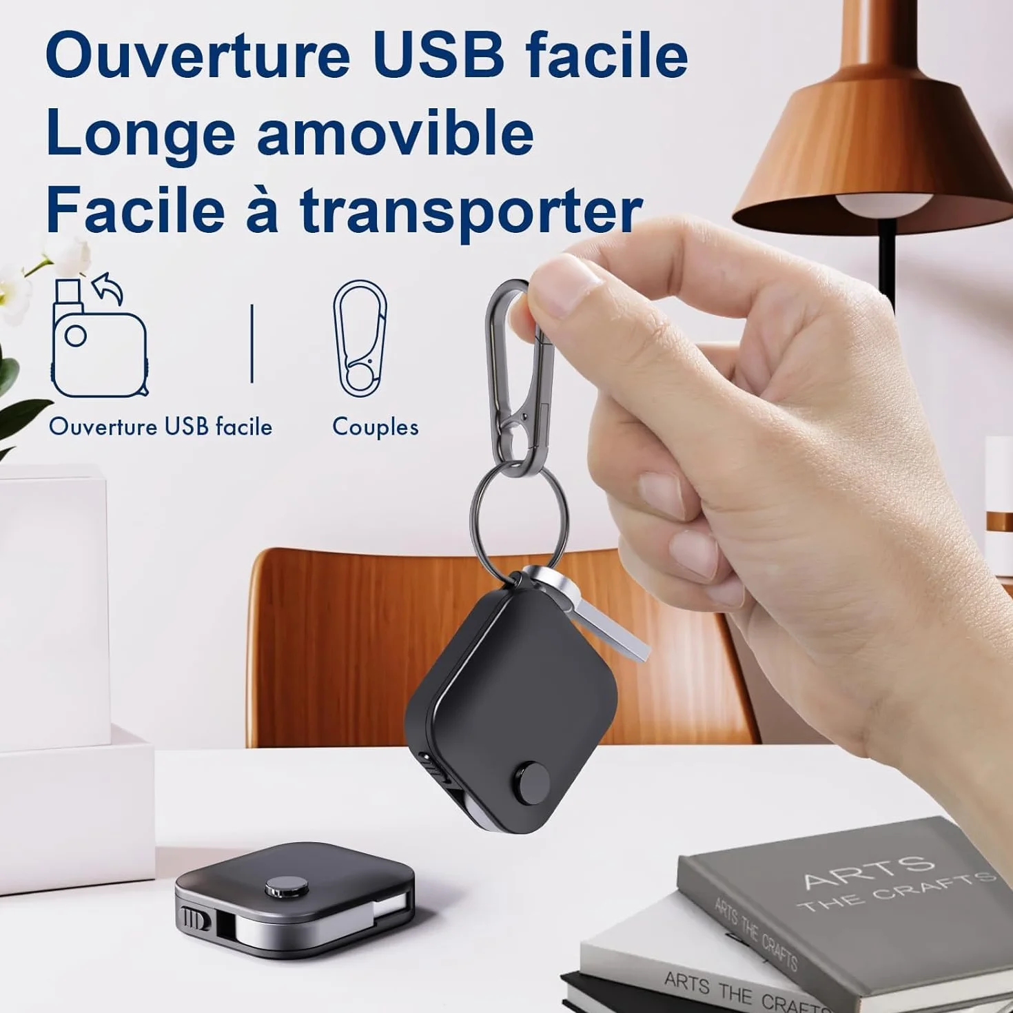 Grabadora de Voz Digital de 128 GB - Grabadora de Audio portátil con cancelación de Ruido, activación de Voz, grabación Ultra Red, reproducción integrada y Recargable a través de USB, Ideal