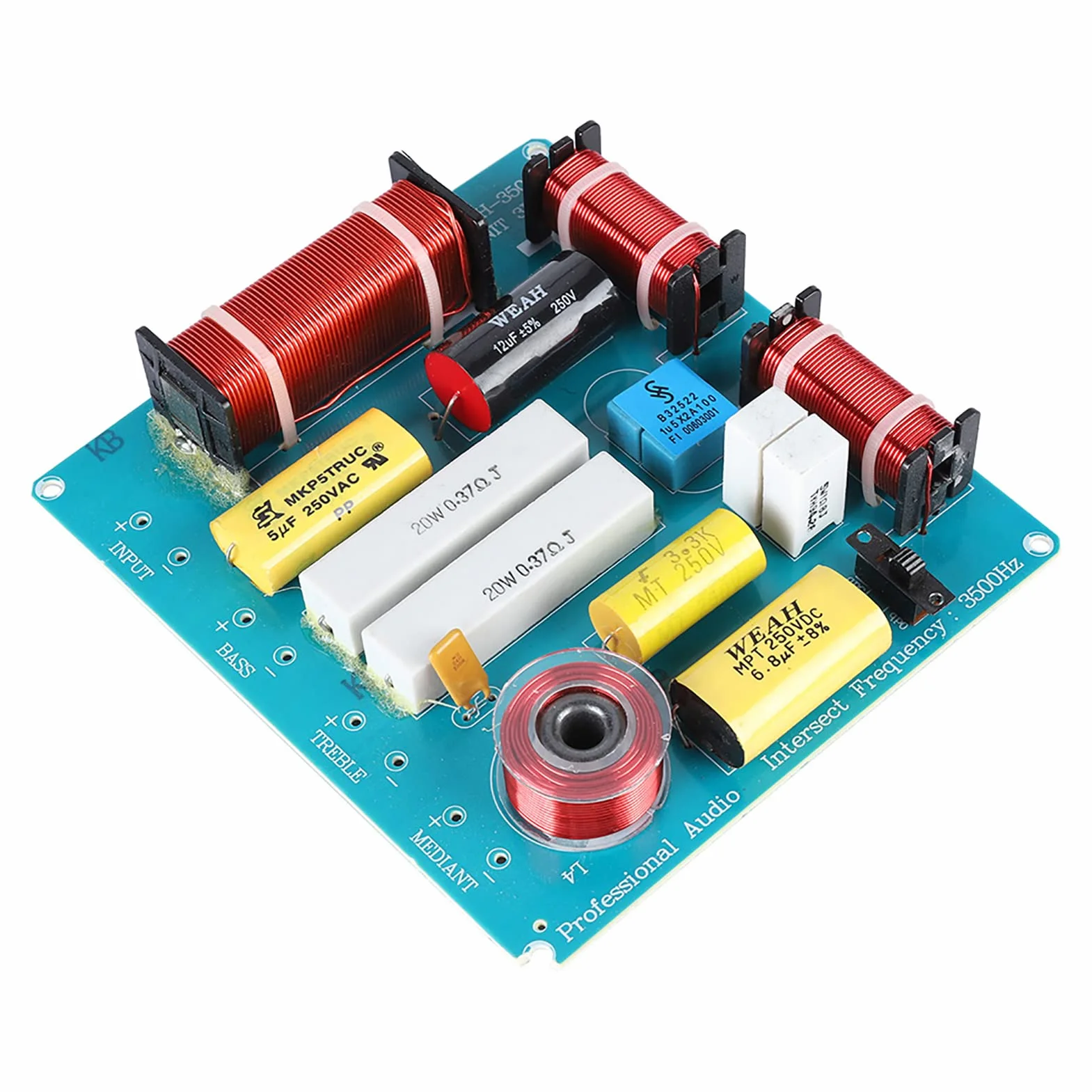Divisor de frecuencia audio 3 vías 300 W filtro cruzado para altavoces KTV escenario