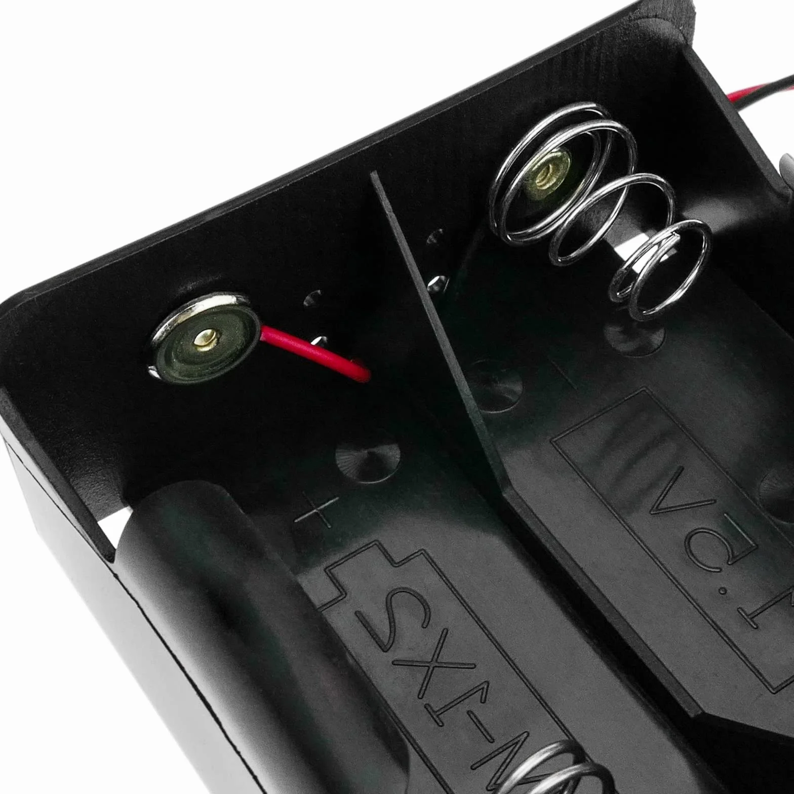 Portapilas en Serie para Dos Pilas D LR20 R20 de 1.5V