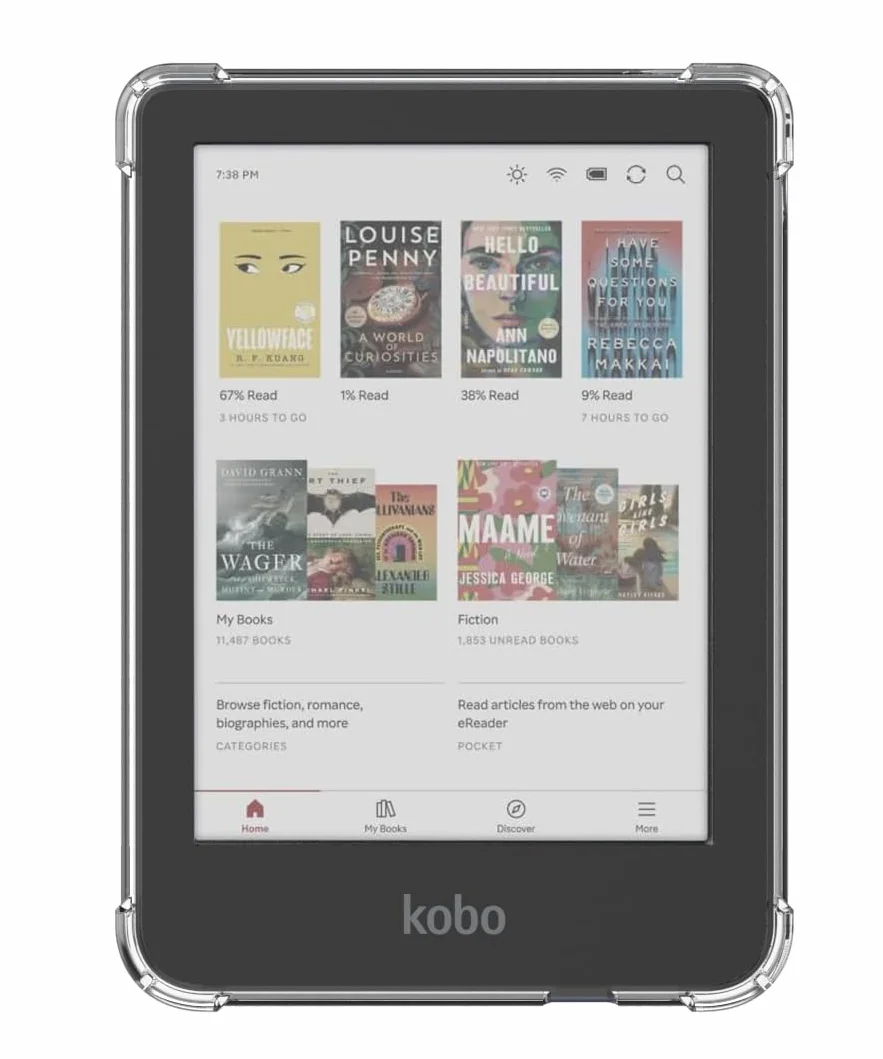 Funda Zcooooool para Kobo Clara Colour/BW/2E eReader Cubierta de Esquinas Reforzada 6"
