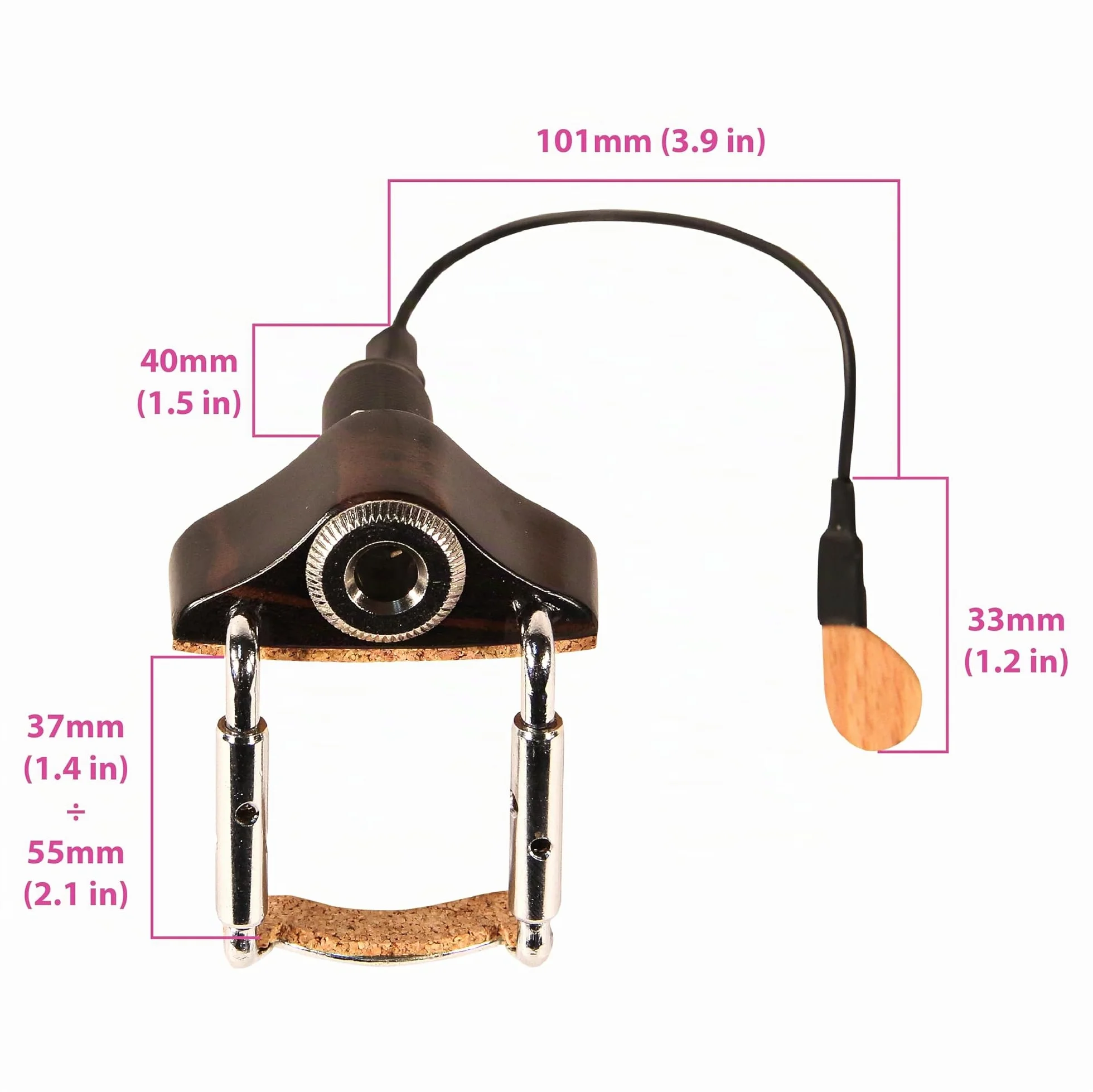 KNA Pickups KNA VV-3 Portable Pickup para violín y viola