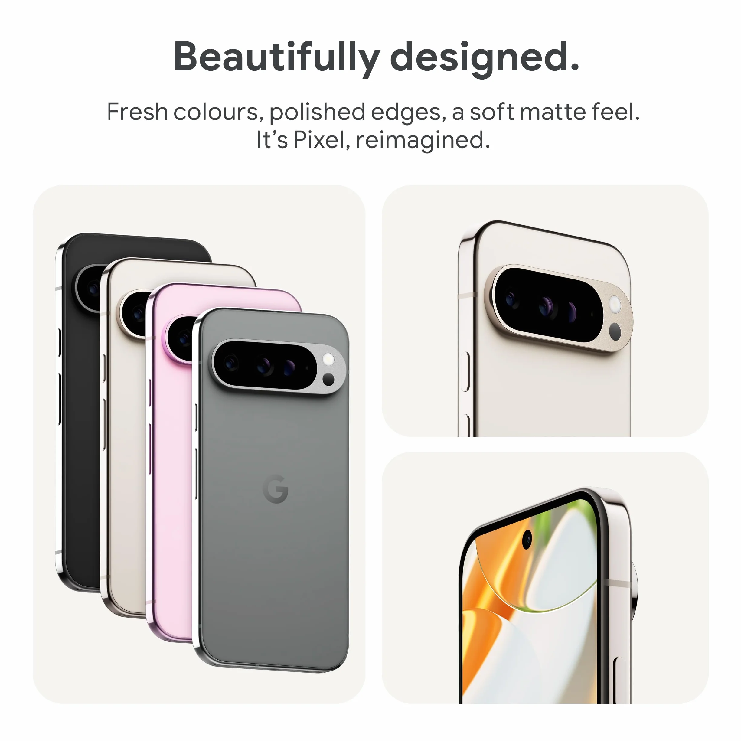 Google Pixel 9 Pro XL 5G, 128GB, Obsidian – Unlocked (Generalüberholt)