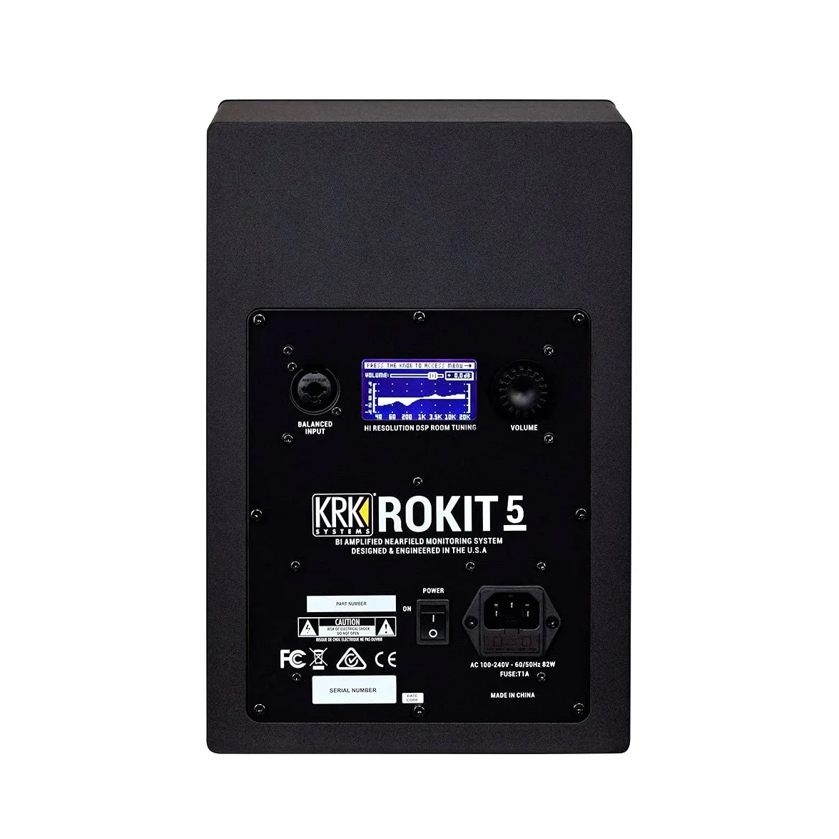 KRK Systems Rokit RP5 G4 Aktiver Monitor-Altavoz Negro 12.7cm 55W 1St, 5" Controlador