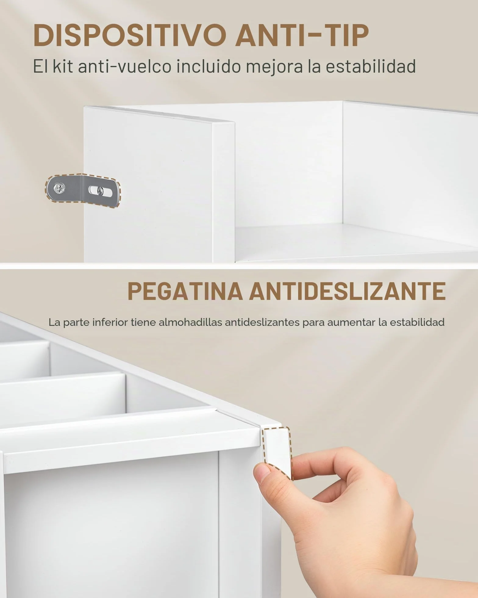 Hzuaneri Estanterías para CD o DVD Soportes, 14 Compartimientos, para 272 CDs, Estante Ajustable para Salón, Oficina, 17 x 20 x 213 cm, Blanco CR21403XV1