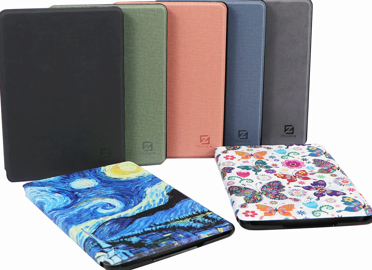Funda para Kindle Paperwhite de 6,8 Pulgadas 11.ª Generación 2021 y Signature Edition con Auto-Sueño/Estela - Verde Azulado