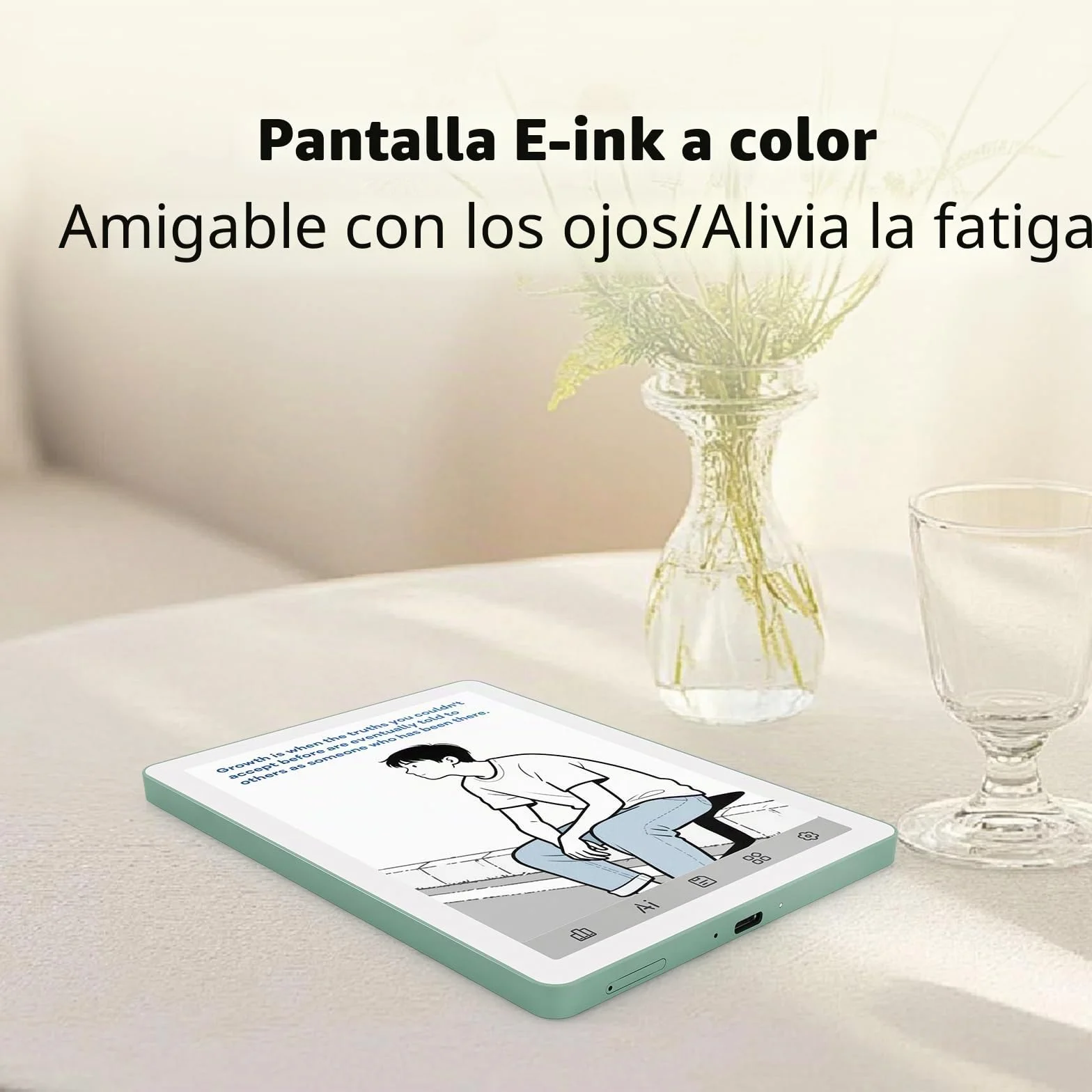 Bigme B6 Lector ePaper color 6 pulgadas Android 14 4+64GB Verde