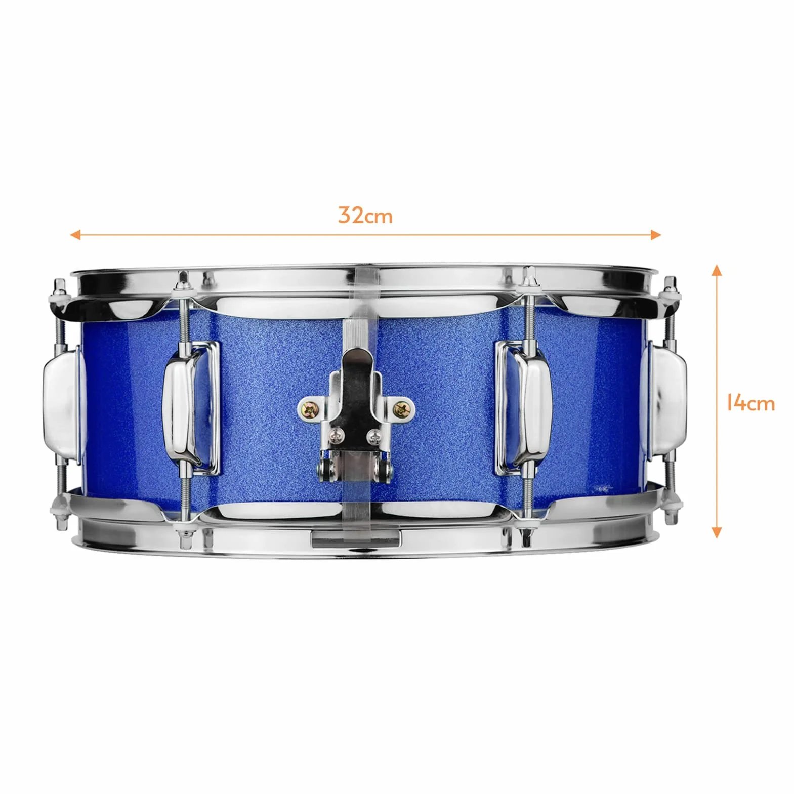 Snare de 30 Pulgadas Con Baquetas, Correa Para Hombro y Llave Para Estudiantes y Bandas