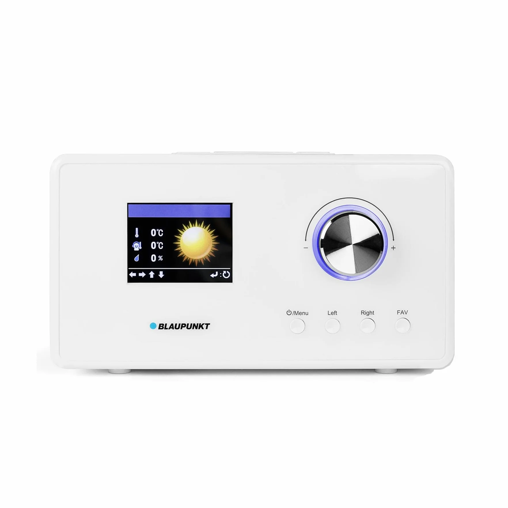 Blaupunkt Radio por Internet IR 25, Radio FM PLL con Pantalla a Color, WiFi, Radio de Cocina con Pantalla LCD de 2,8 Pulgadas, Despertador con Radio o Sonido de Alarma, previsión meteorológica,