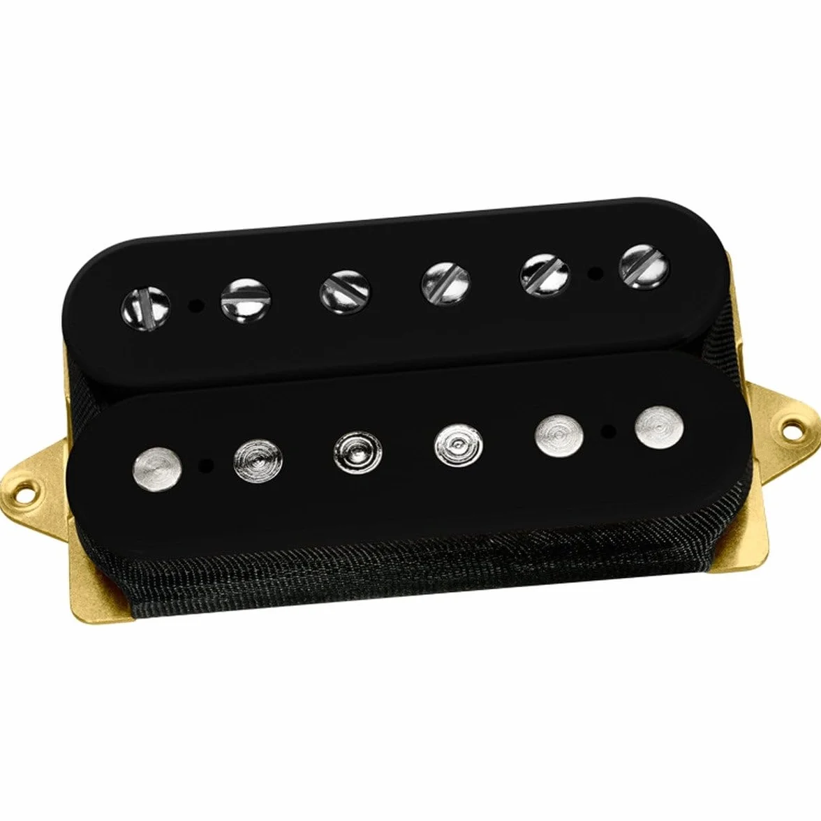 DiMarzio DP500BK Super PAF Ceramic - Humbucker de alta salida para guitarra eléctrica, aspecto vintage, color negro