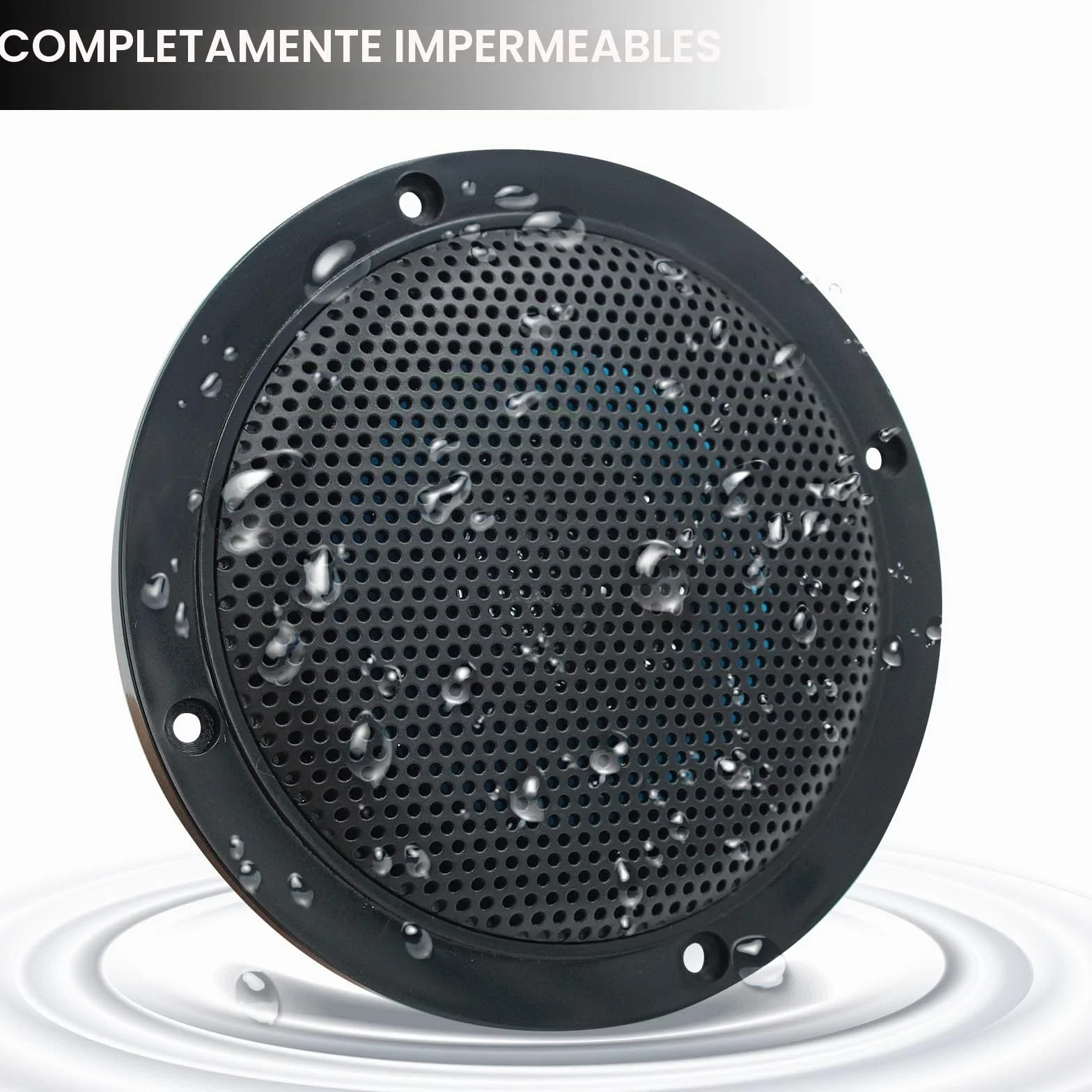Herdio Kit de Altavoces de Techo con Bluetooth, Amplificador Impermeable