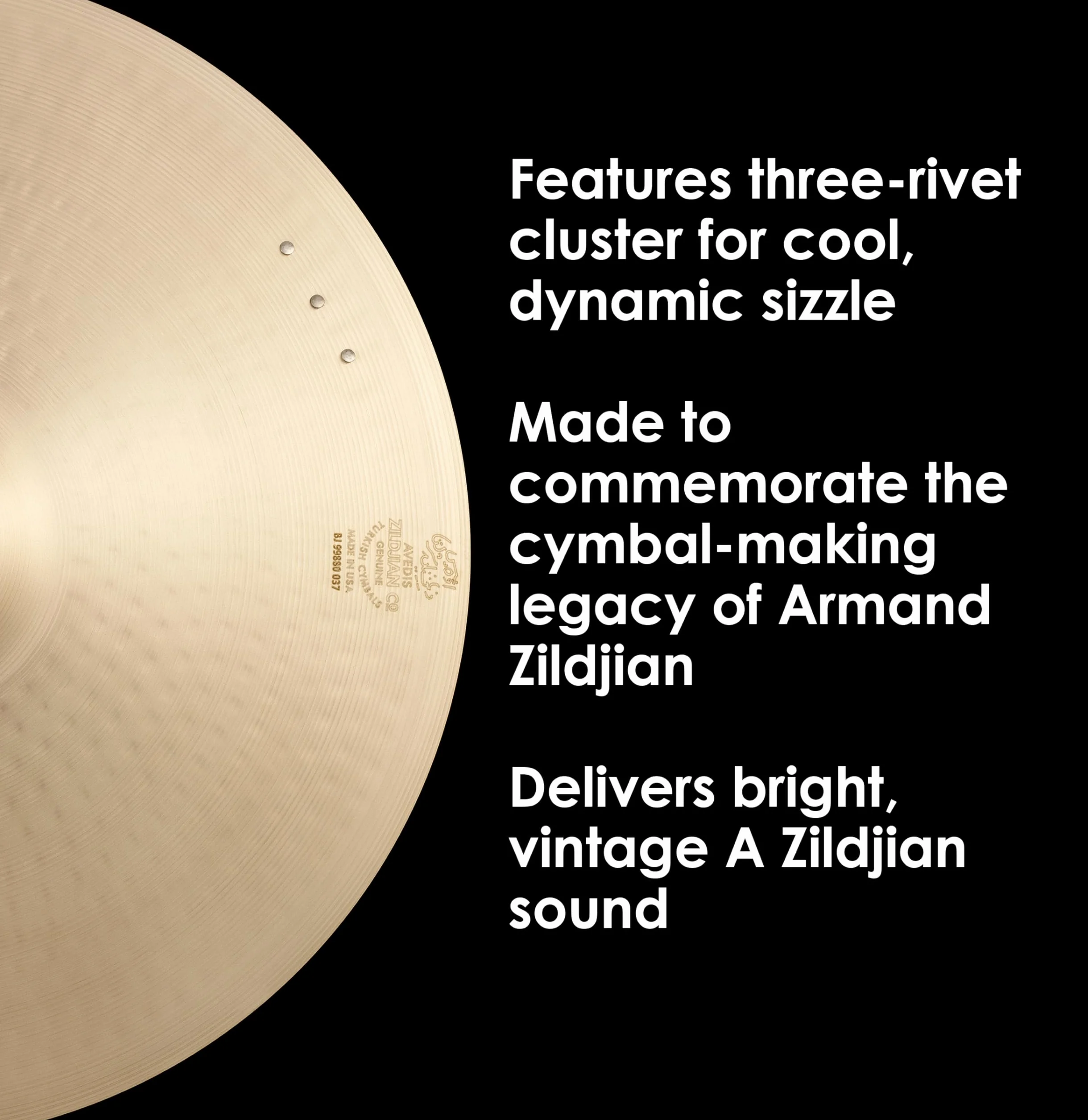 Zildjian A0024 A Platillo A 20" medium ride, Medium ride