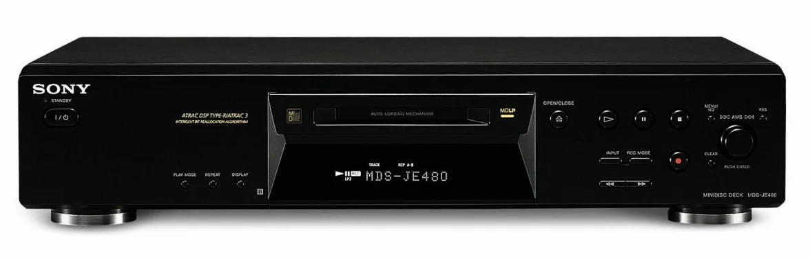 Sony MDS-JE480/B Mini Reproductor de Discos estático
