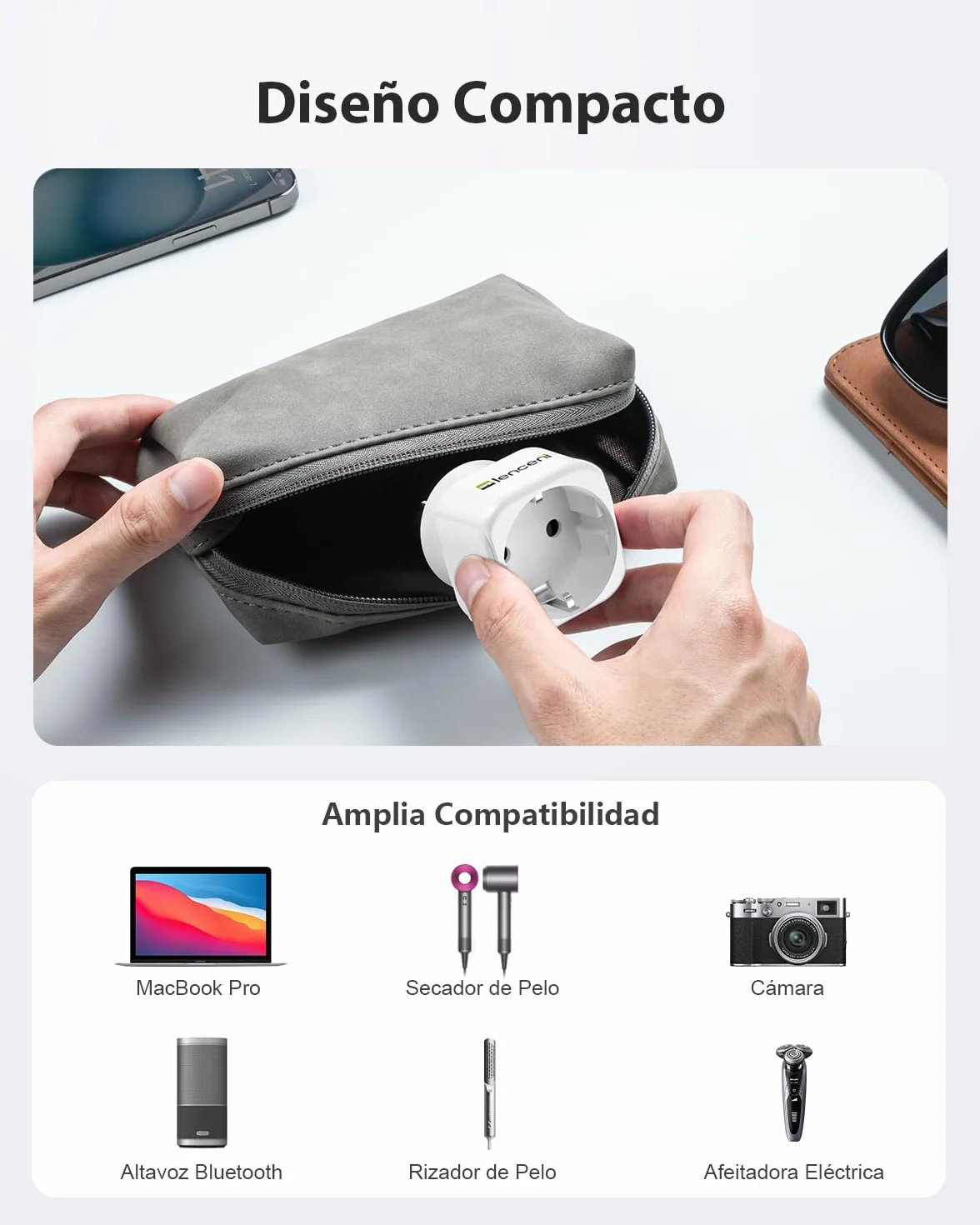 LENCENT 2 Piezas Adaptador Enchufe AU Tipo I de España a Australia, Adaptador 2-Pin Europeo a 3-Pin China para Australia, Argentina, Nueva Zelanda, Fiji