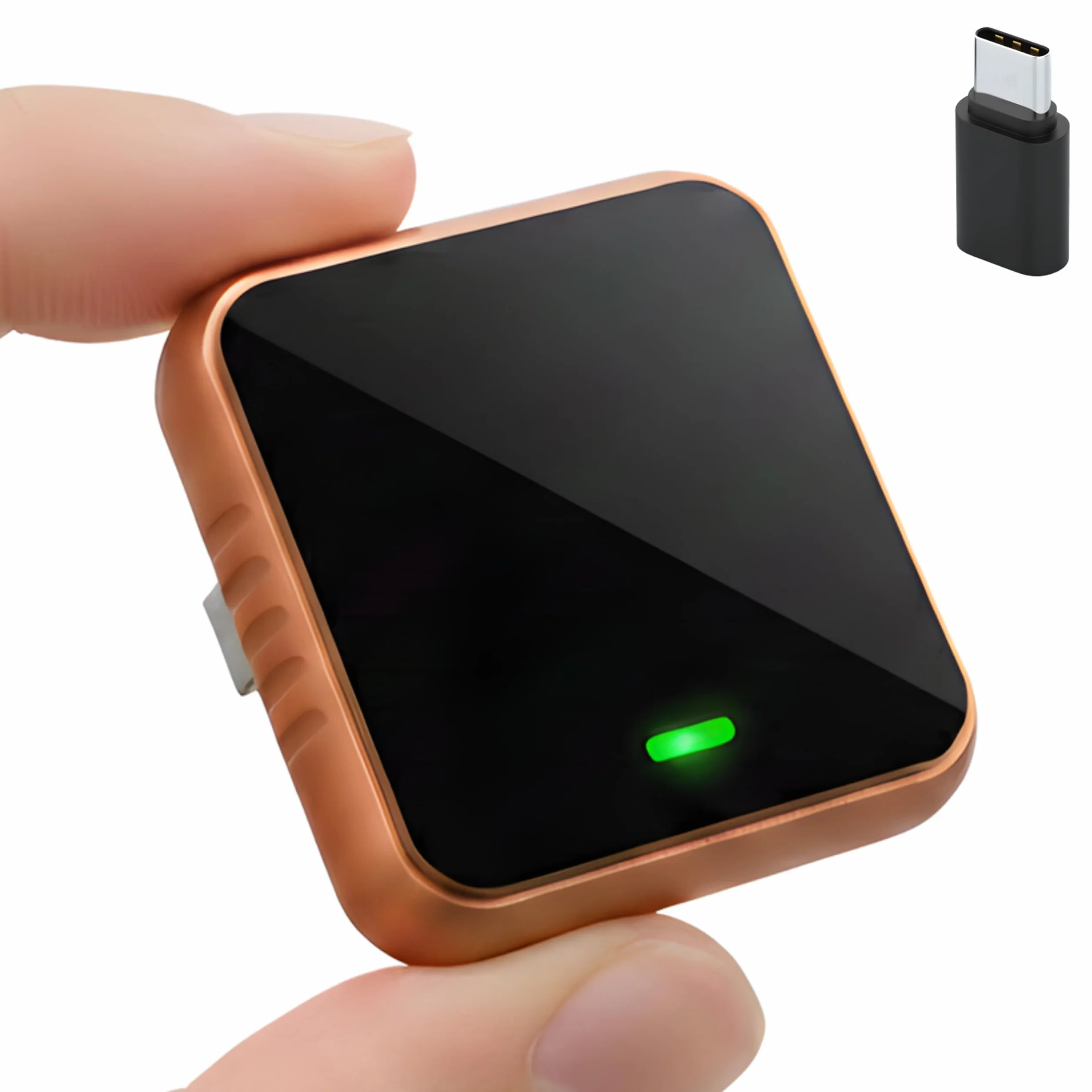 Carplay Inalambrico 2026 Adaptador Android Apple Auto Inalambrico para Coche Bluetooth WiFi USB C Plug Play Compatible iPhone Conexion Estable Sin Cables Mini Dongle Accesorios Coche Interior Air USB