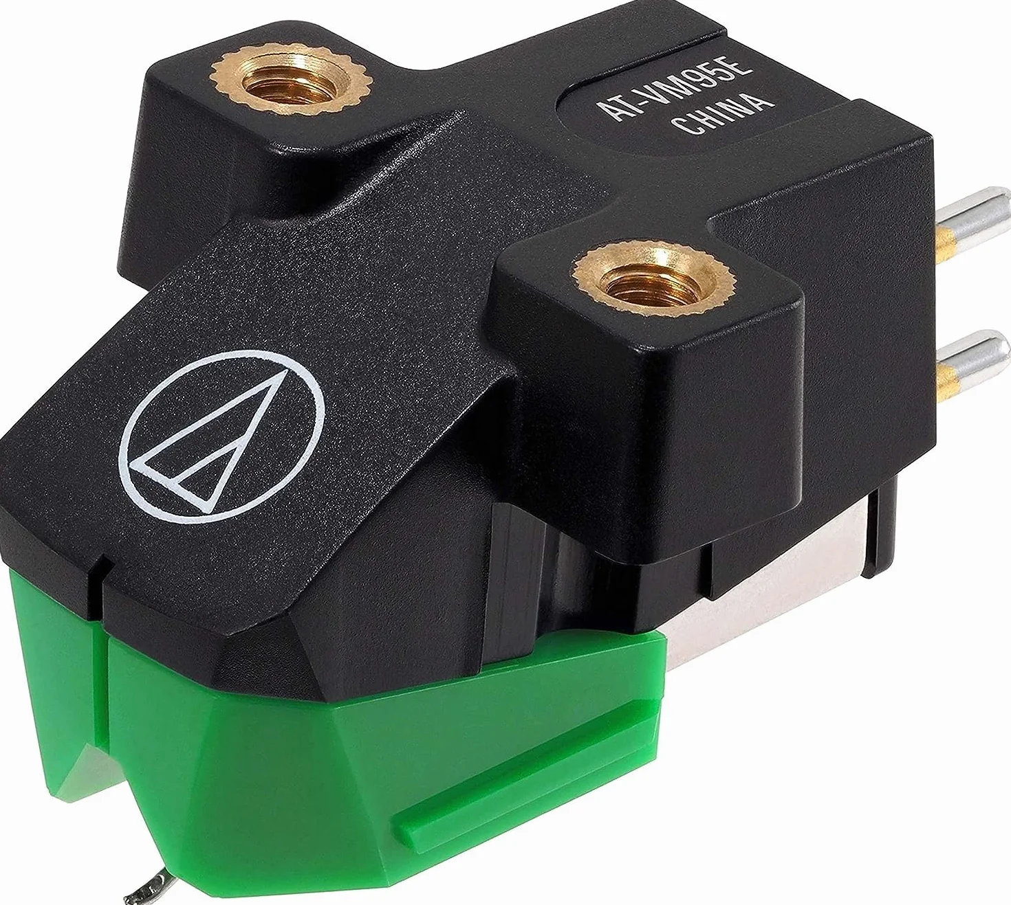 Audio-Technica AT-VM95E Cápsula estéreo con aguja elíptica serie VM95 Verde