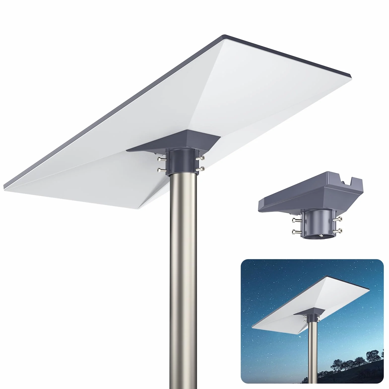 XLTTYWL Starlink Adaptador de tubería Gen3 montaje en poste 4X Soporte aluminio
