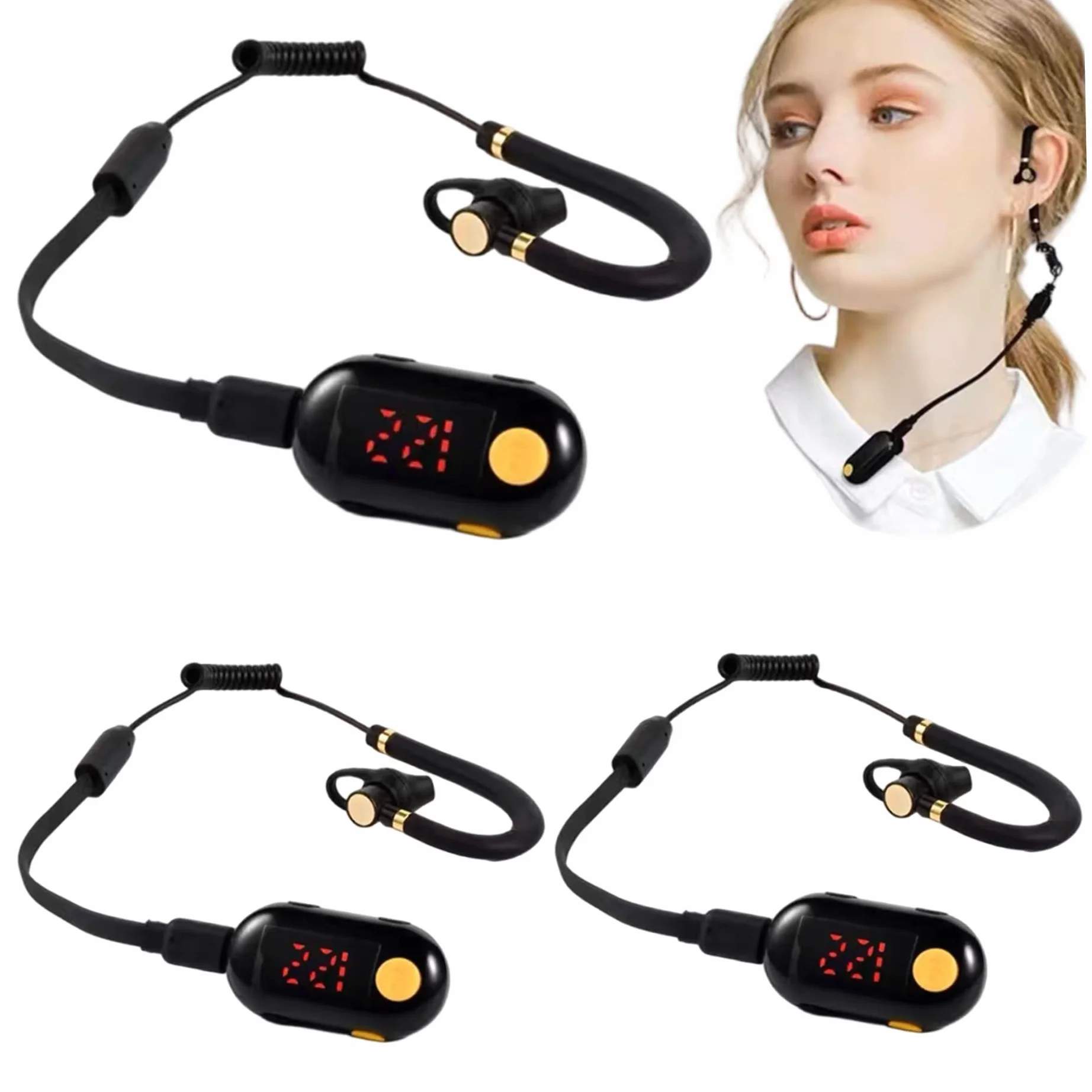 Mini Walkie Talkies 3 Piezas Transceptor FM Portátil Pequeño