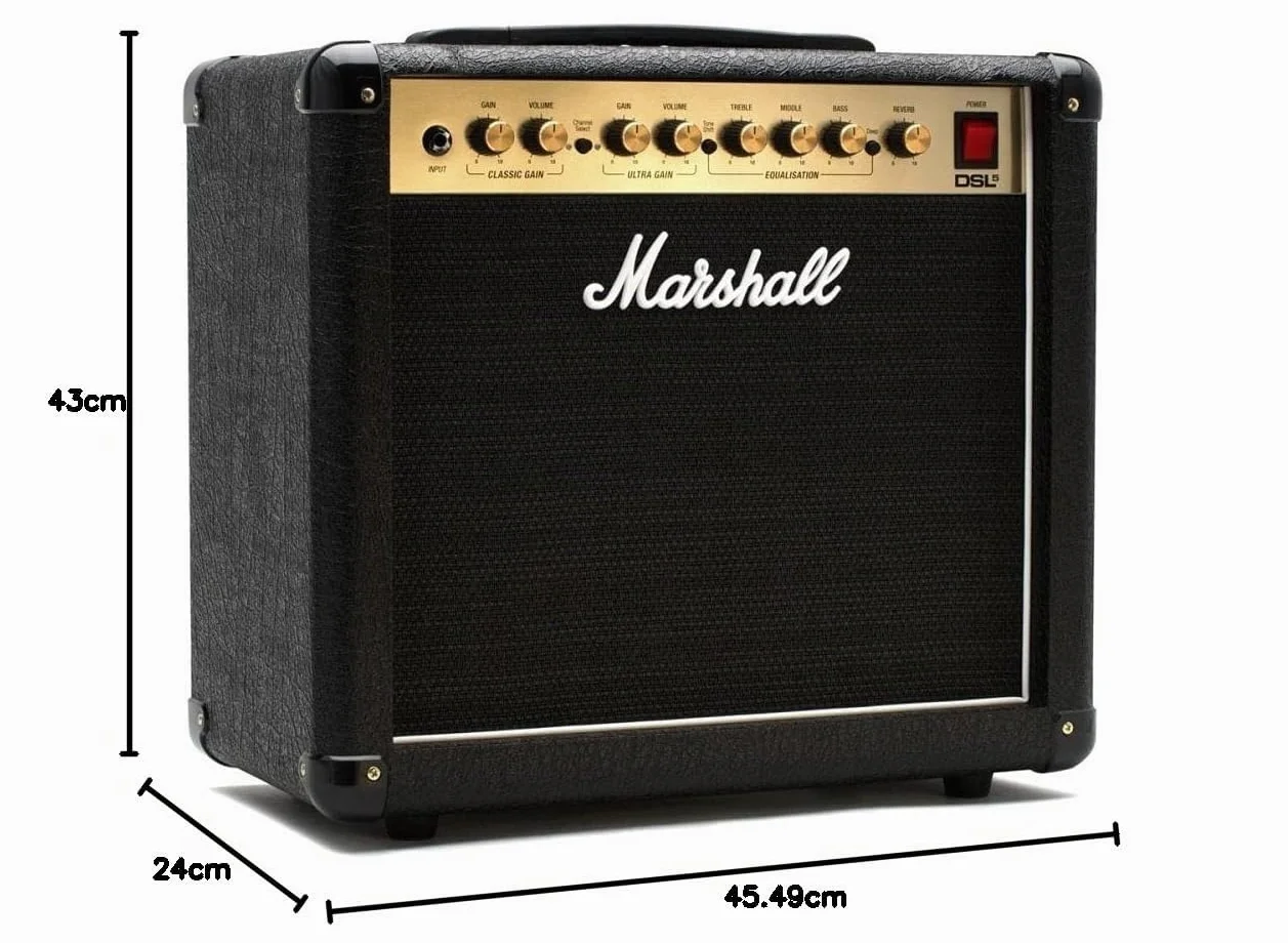 Marshall DSL5CR 5W 1x10 válvulas Amplificador de Guitarra con reverberación
