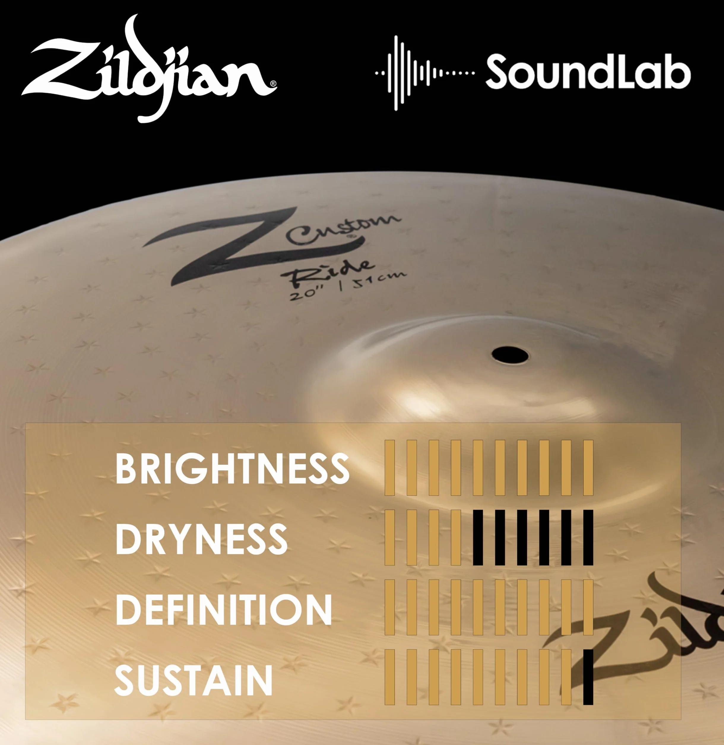 Zildjian Platillo Z Custom Ride de 50,8 cm - Z40120