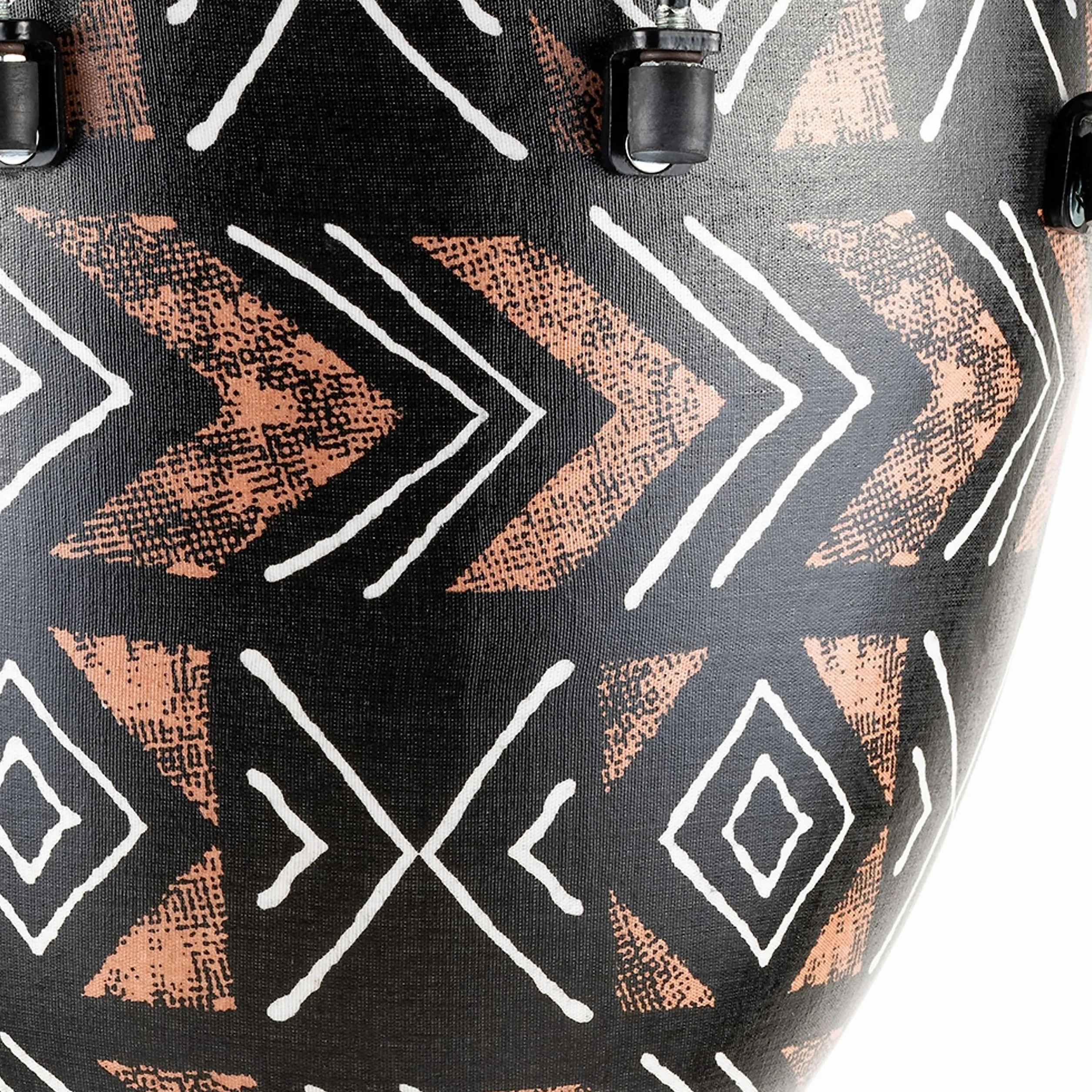 Meinl Percussion Djembe (todo tipo de clima) con carcasa sintética y cabeza, serie Alpine — NO fabricado en China — Tamaño mediano de 30,48 cm sintonizado mecánicamente, 2 años de garantía (ADJ12-KA)