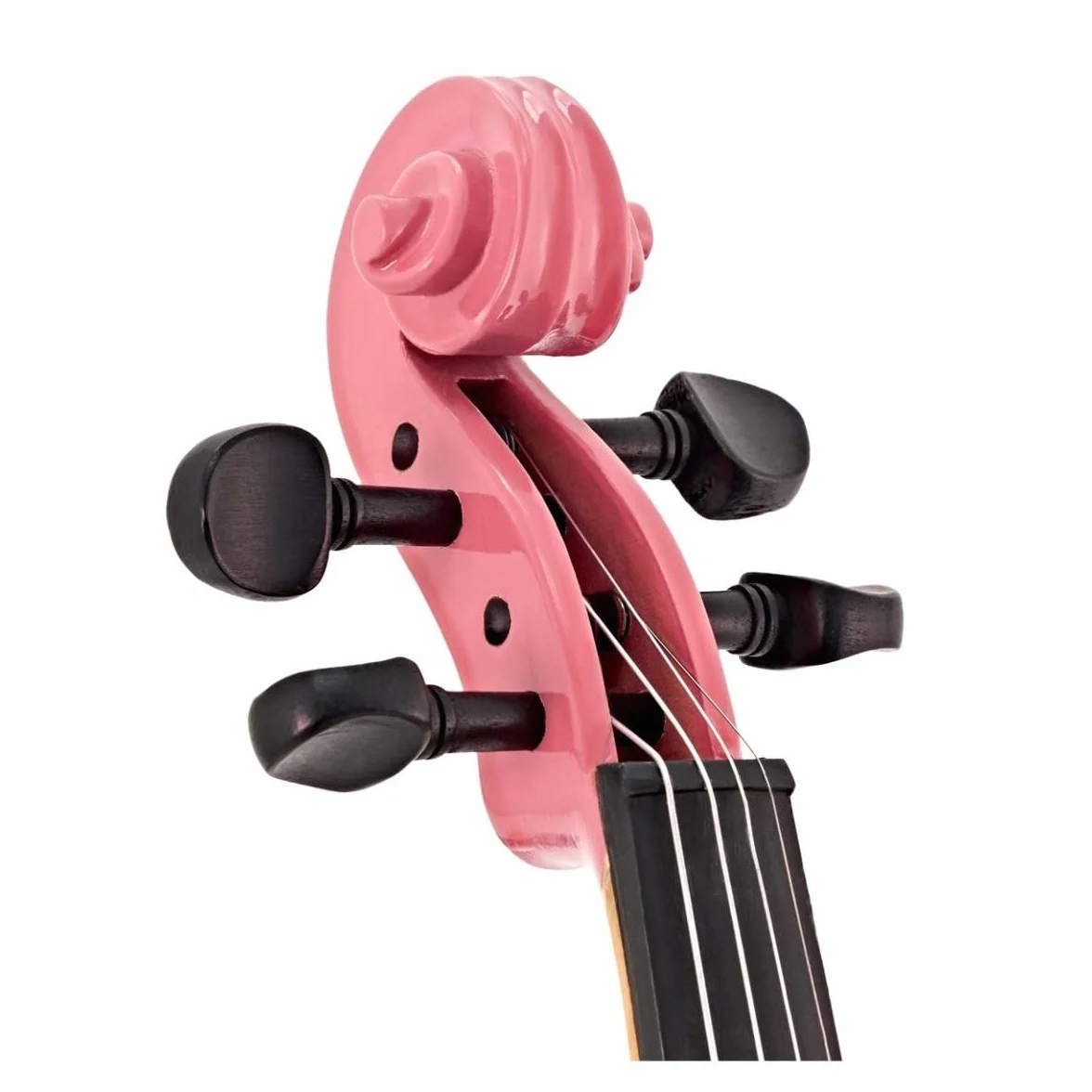 Violín rosa tamaño 1/2 con arco y estuche para niños de 7 a 10 años de Gear4music