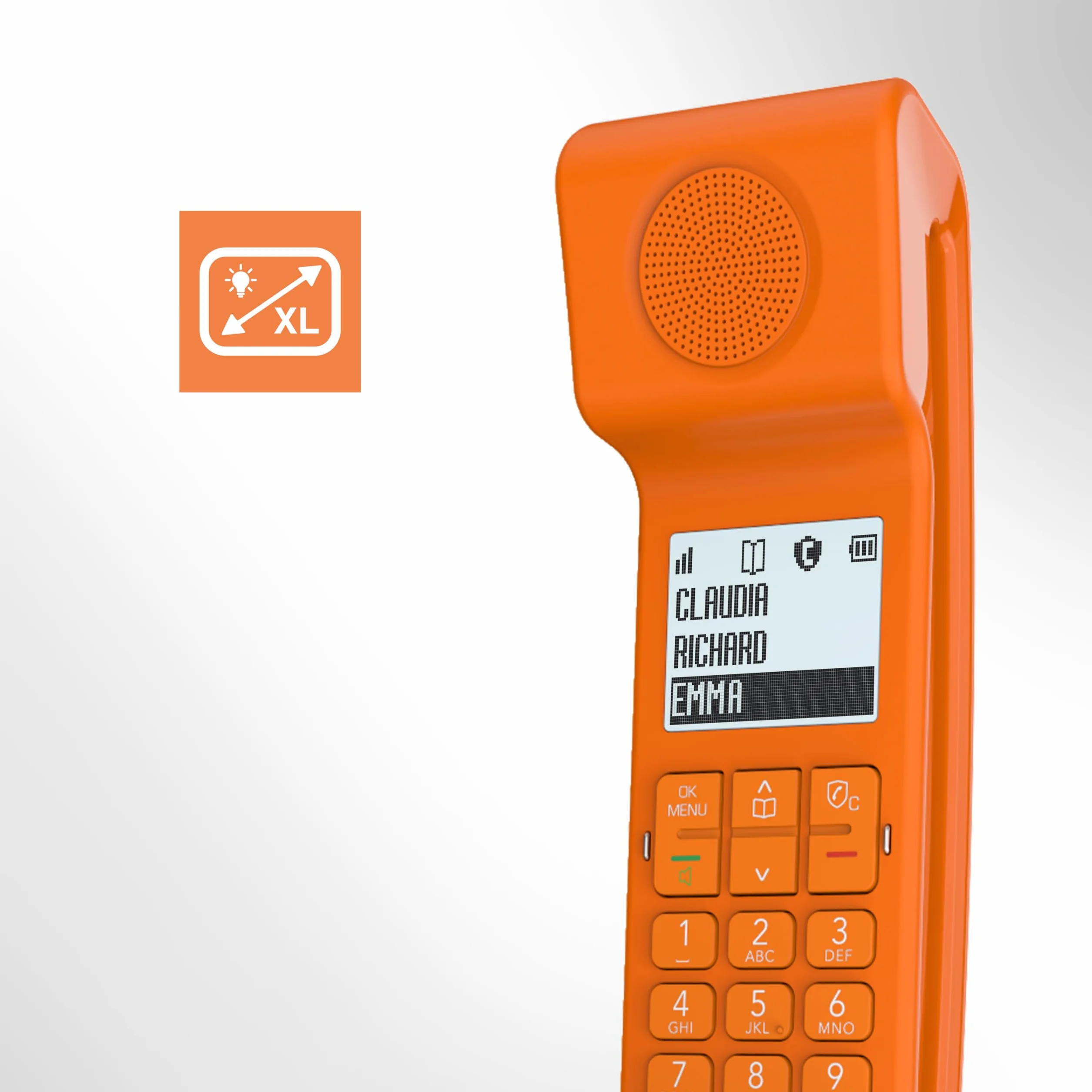 ALCATEL Epure Iconic Teléfono Inalámbrico DECT Naranja